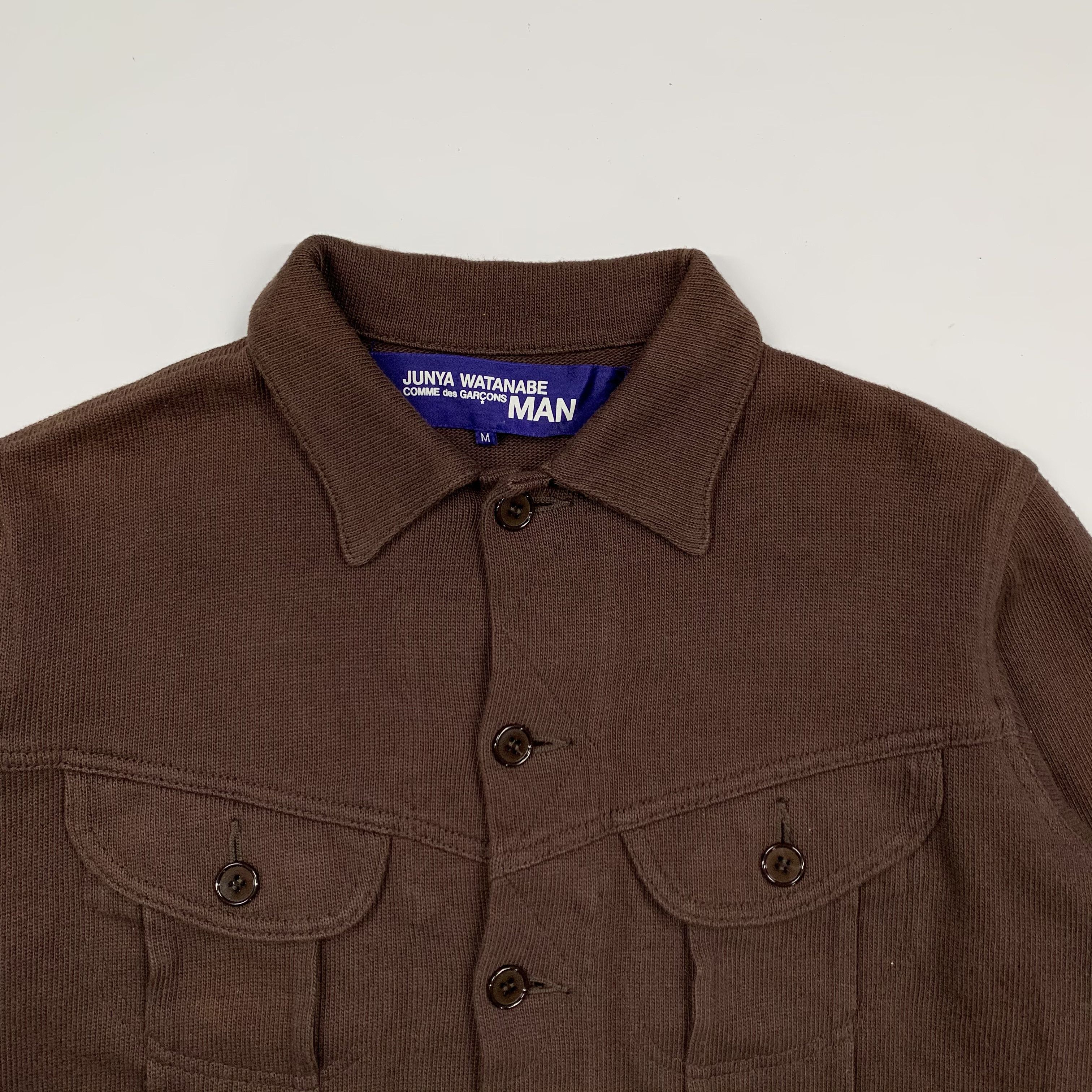 Comme des Garcons 03 Knit Cropped Trucker Jacket Size US M / EU 48-50 / 2 - 4 Thumbnail
