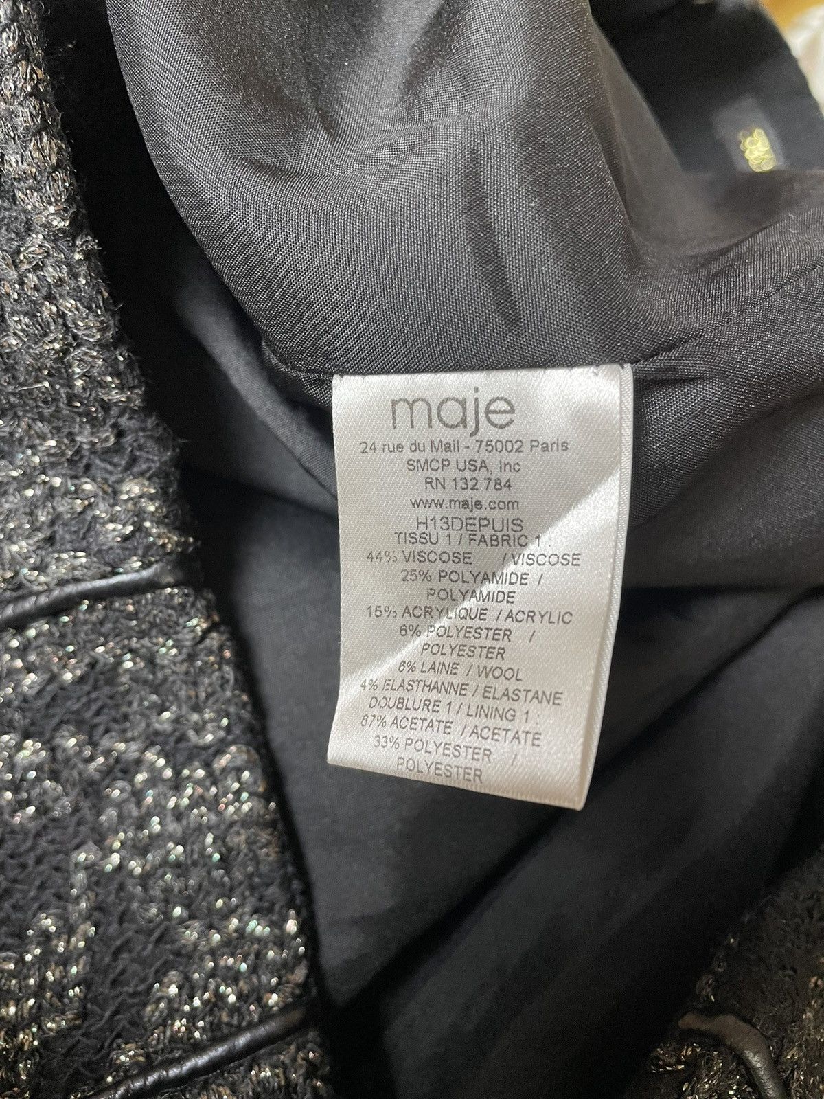 Maje maje mini skirt Womens size 38 Size 26" / US 2 / IT 38 - 9 Thumbnail
