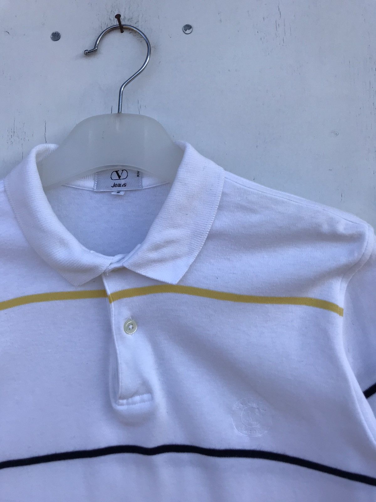 Valentino Vintage Valentino Jeans Polo Stripe Size US S / EU 44-46 / 1 - 6 Thumbnail