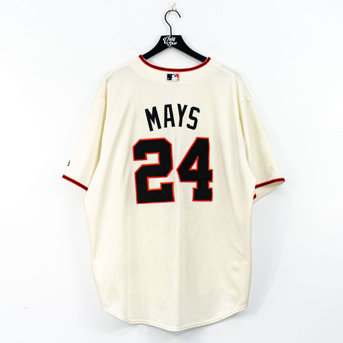 San Francisco Giants Willie Mays Throwback Majestic T Shirt