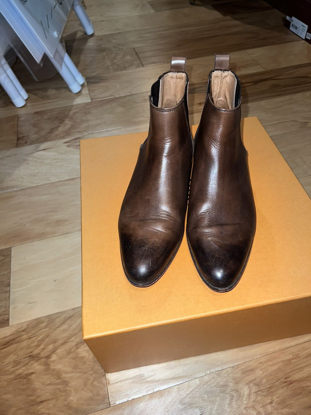 The Kooples Brown leather chelsea boot Size US 9 / EU 42 - 1 Thumbnail