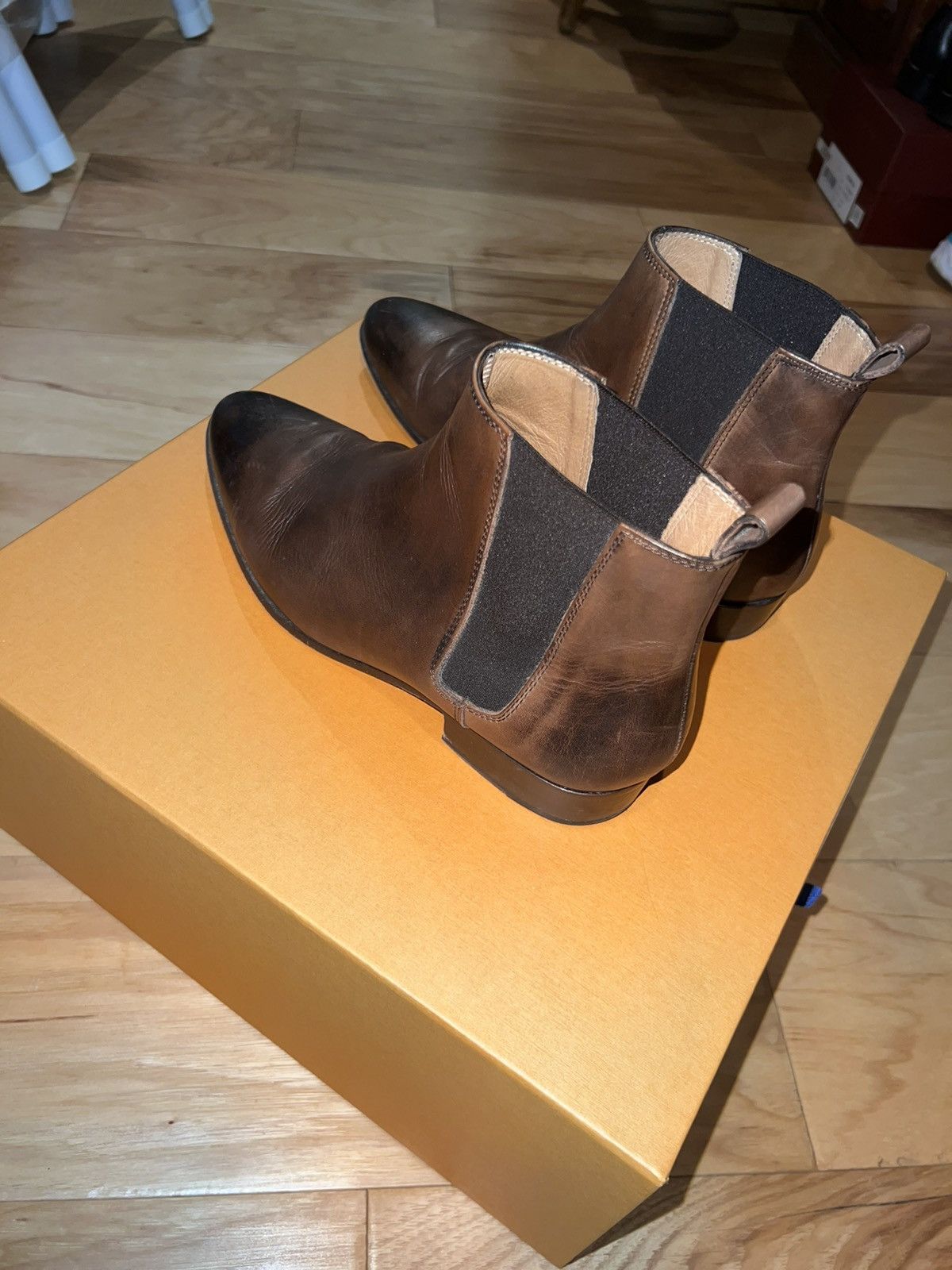 The Kooples Brown leather chelsea boot Size US 9 / EU 42 - 6 Thumbnail