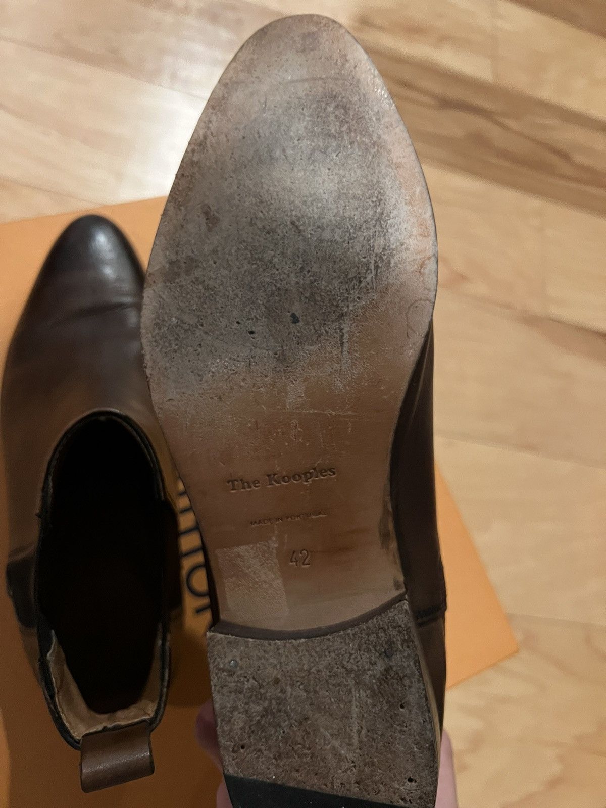 The Kooples Brown leather chelsea boot Size US 9 / EU 42 - 5 Thumbnail