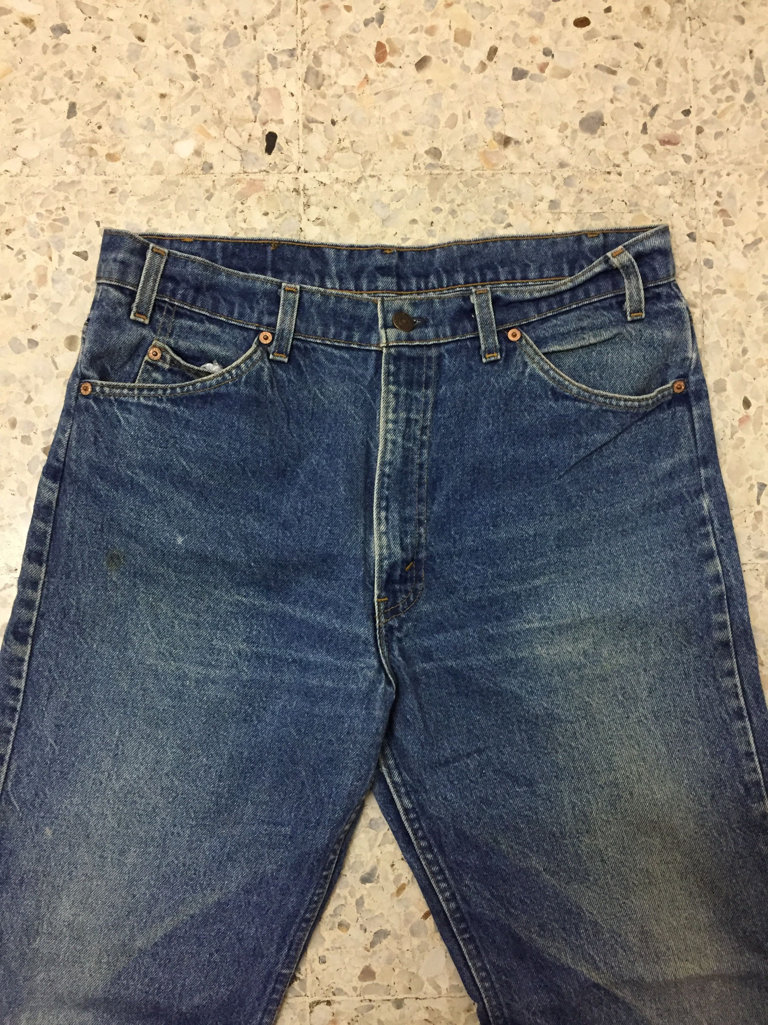Levi's Vintage Clothing Vintage levi’s 90s Lot 505 distressed denim oren tag Size US 35 - 2 Thumbnail