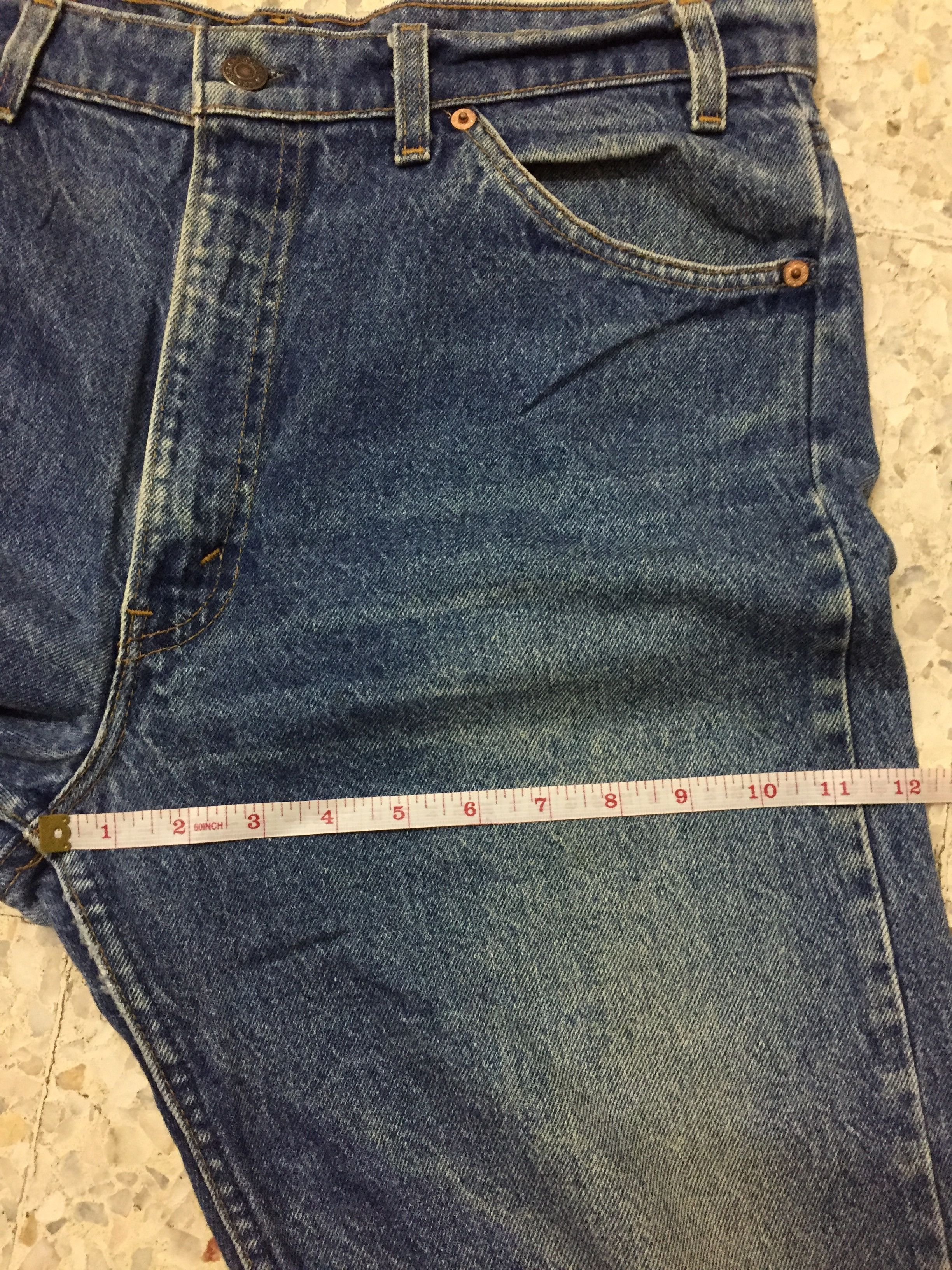 Levi's Vintage Clothing Vintage levi’s 90s Lot 505 distressed denim oren tag Size US 35 - 12 Thumbnail