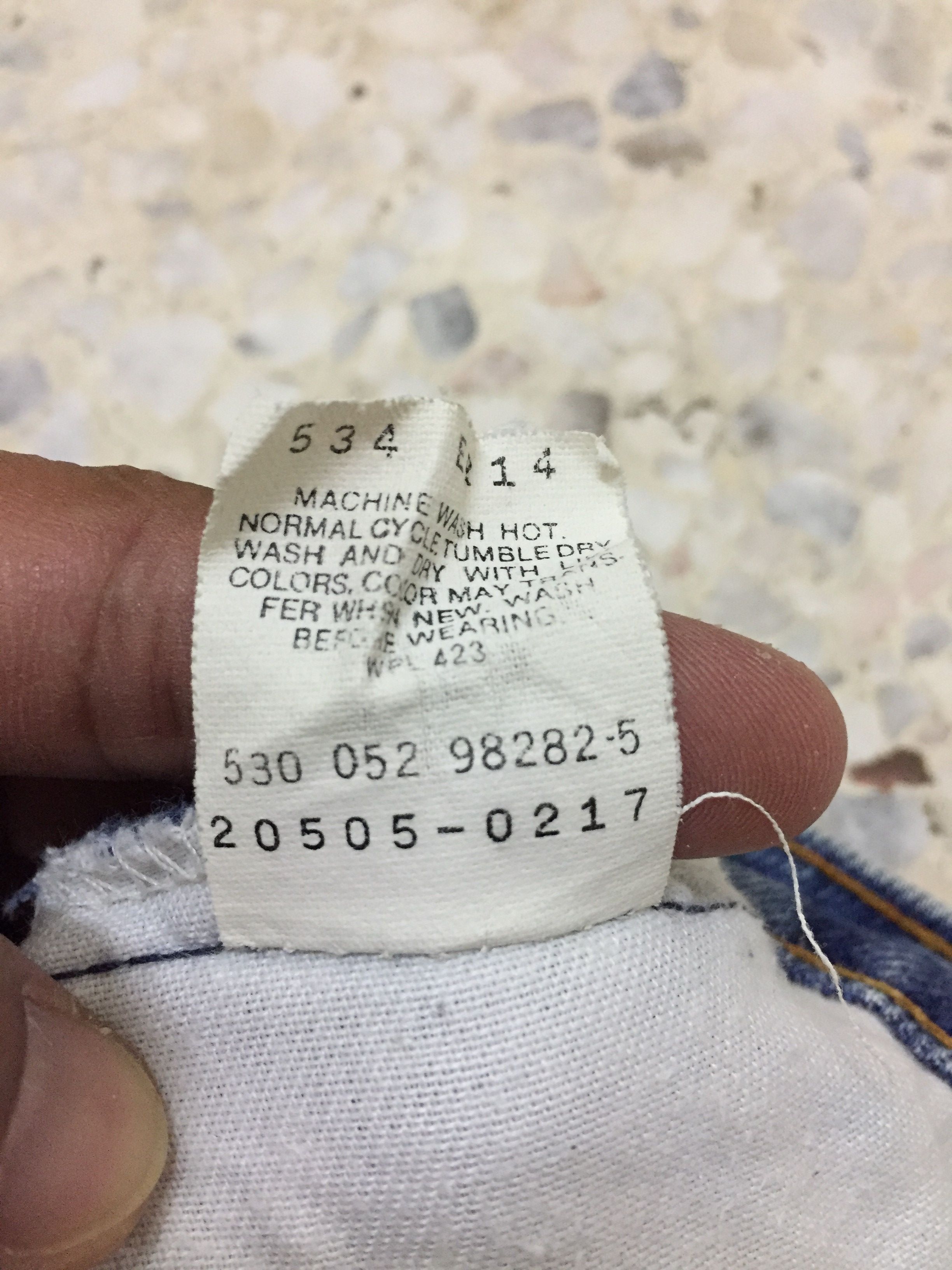 Levi's Vintage Clothing Vintage levi’s 90s Lot 505 distressed denim oren tag Size US 35 - 9 Thumbnail