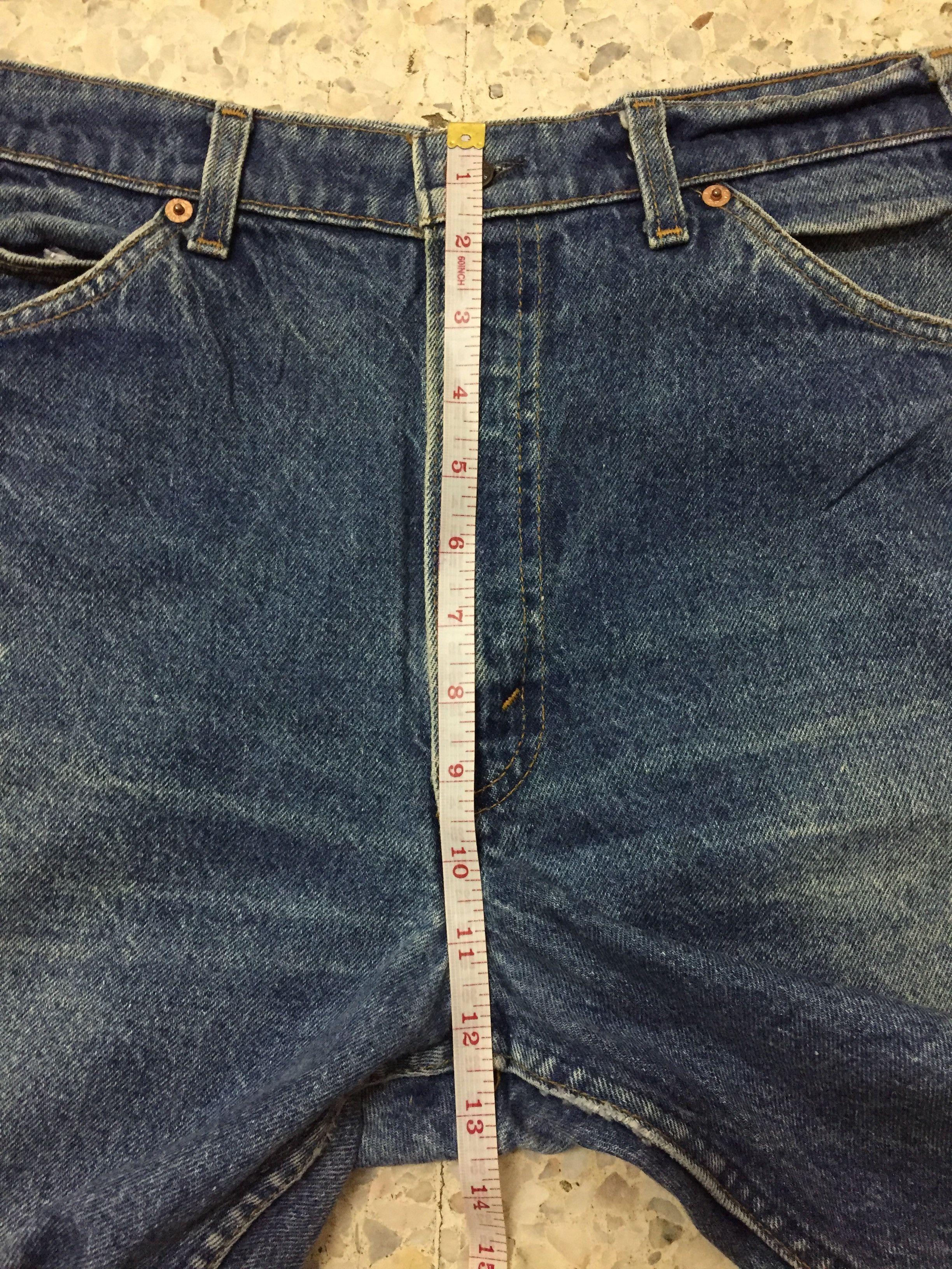 Levi's Vintage Clothing Vintage levi’s 90s Lot 505 distressed denim oren tag Size US 35 - 11 Thumbnail
