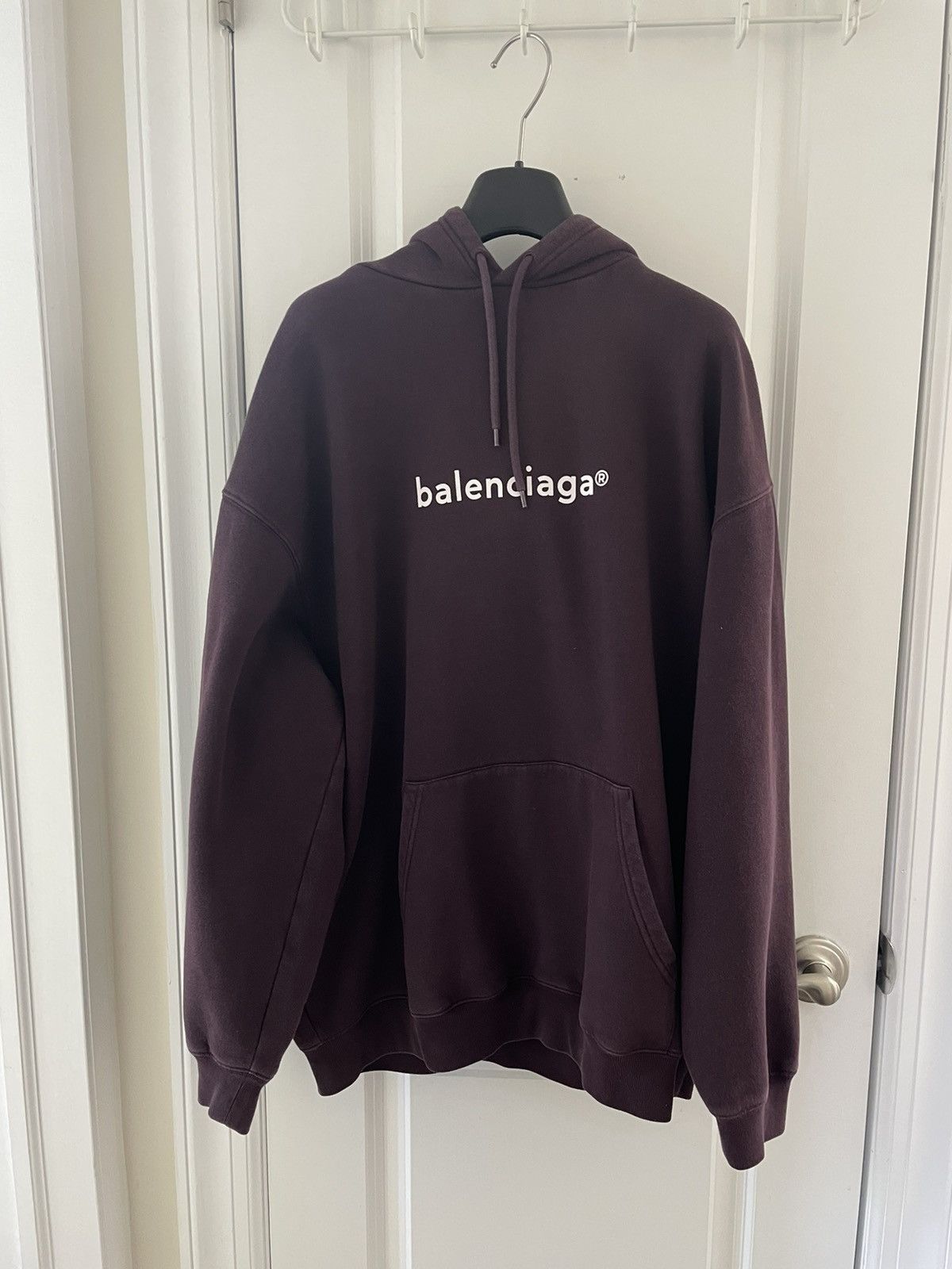 Balenciaga Balenciaga “New Copyright” Hoodie - Lowercase Purple 