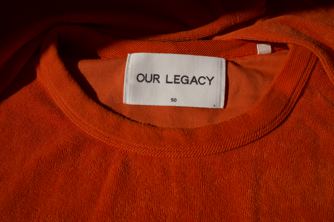 Our Legacy Orange Terry Jersey