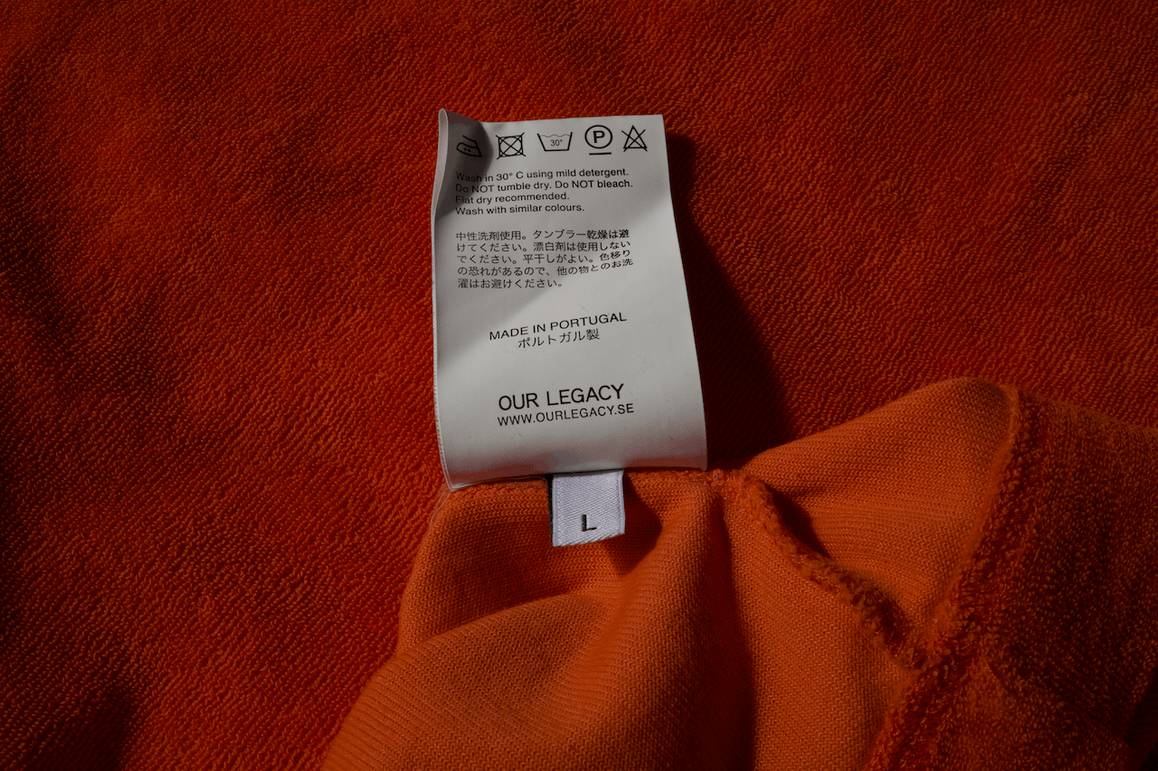 Our Legacy Orange Terry Jersey