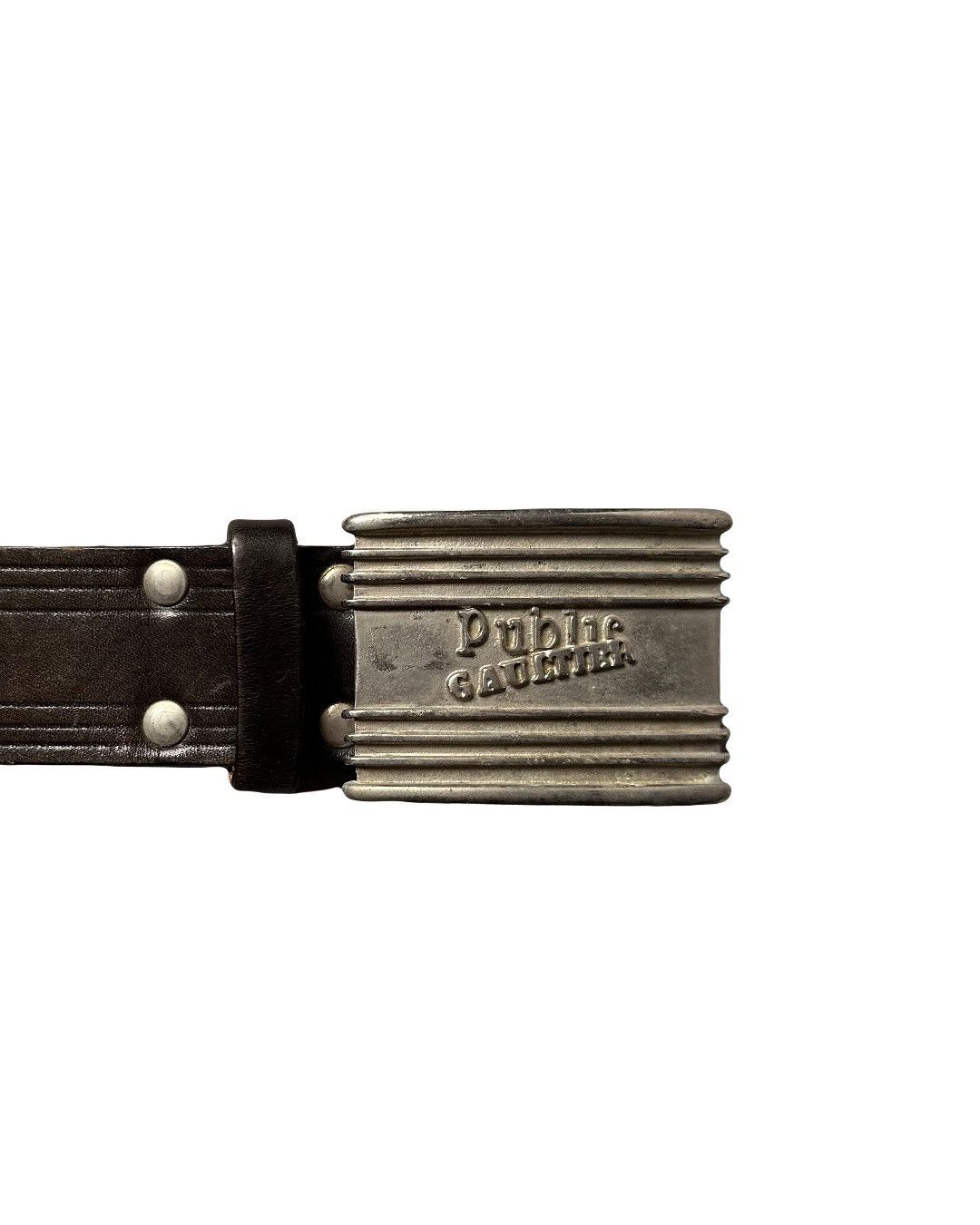 Archival Clothing Jean Paul Gaultier Archive «Public Gaultier» Leather Belt  | Grailed