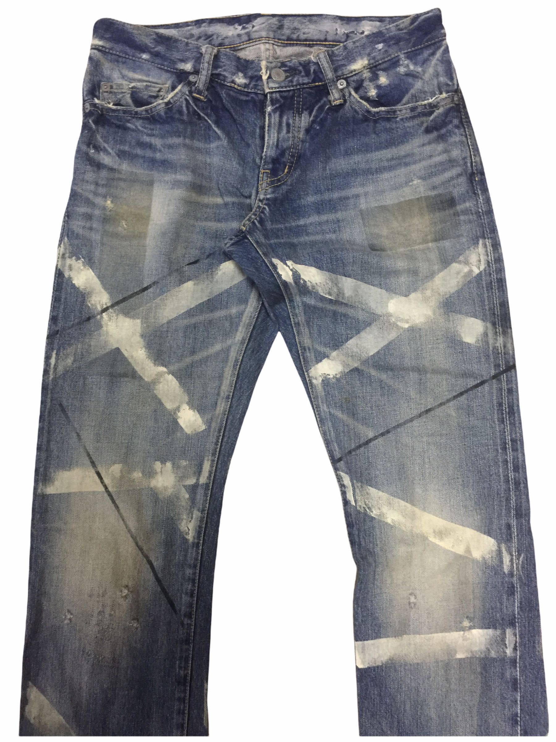 Hysteric Glamour Hysteric Glamour Painted Selvedge Jeans Size US 30 / EU 46 - 4 Thumbnail