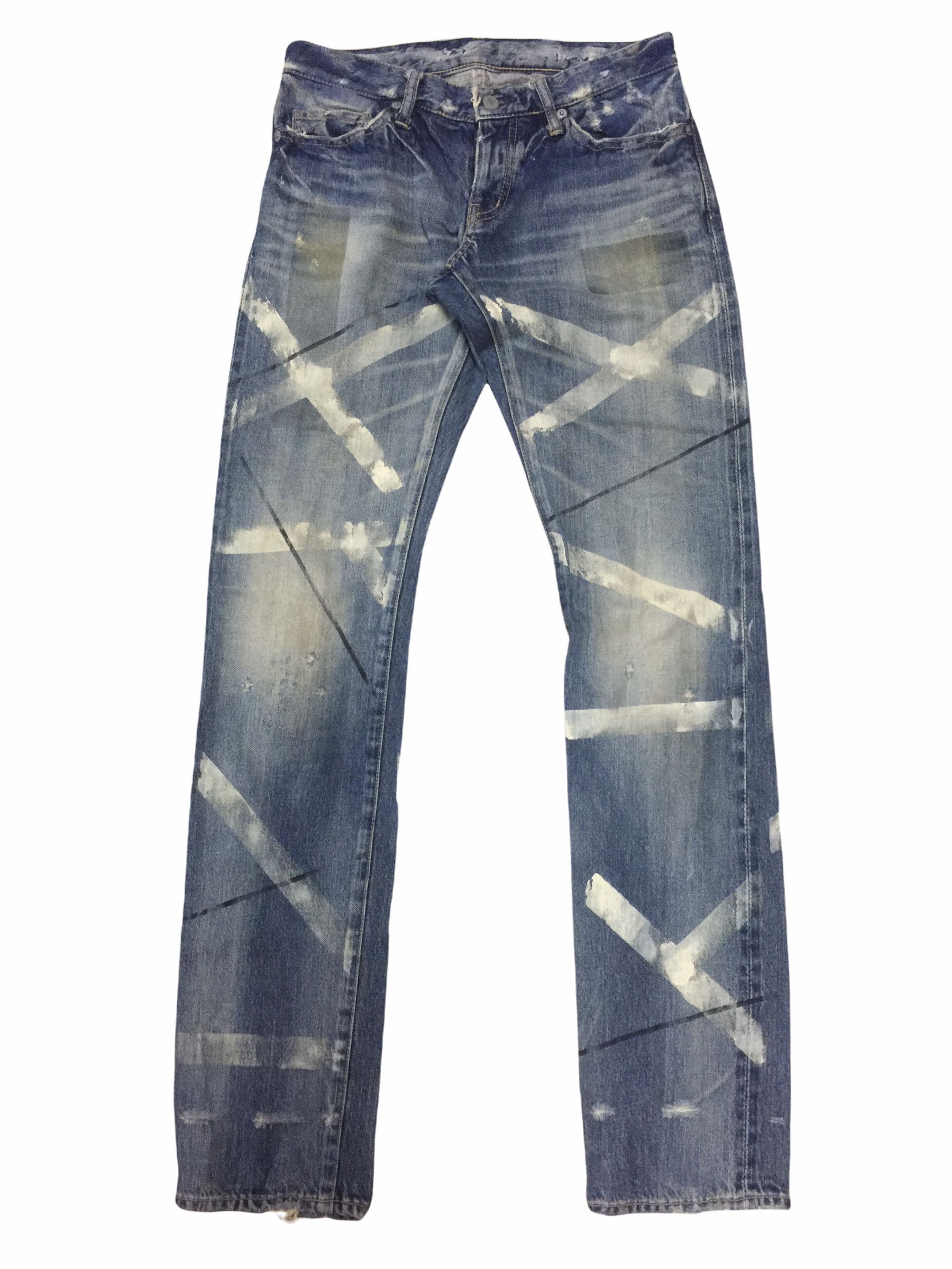 Hysteric Glamour Hysteric Glamour Painted Selvedge Jeans Size US 30 / EU 46 - 1 Thumbnail