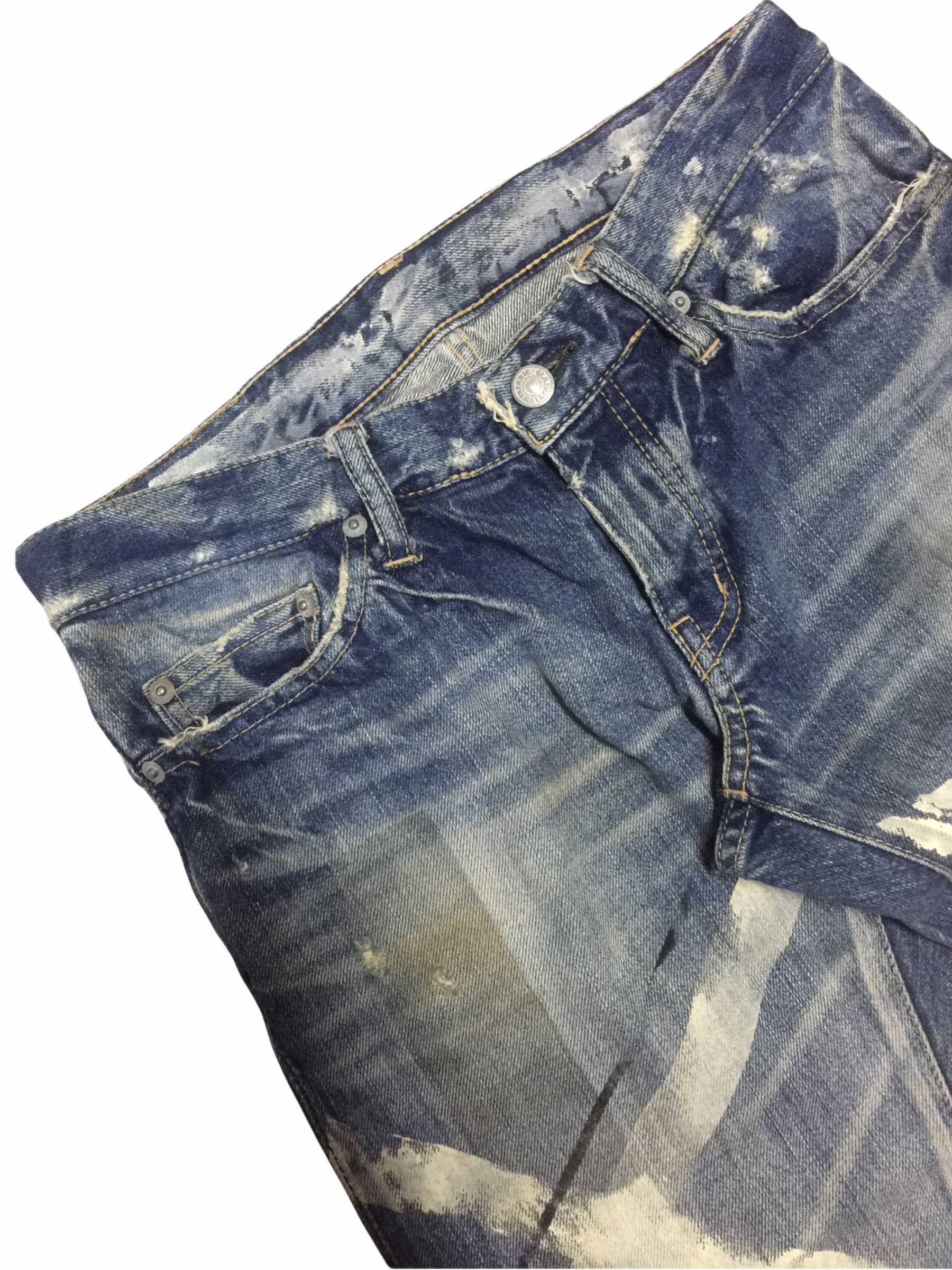 Hysteric Glamour Hysteric Glamour Painted Selvedge Jeans Size US 30 / EU 46 - 5 Thumbnail