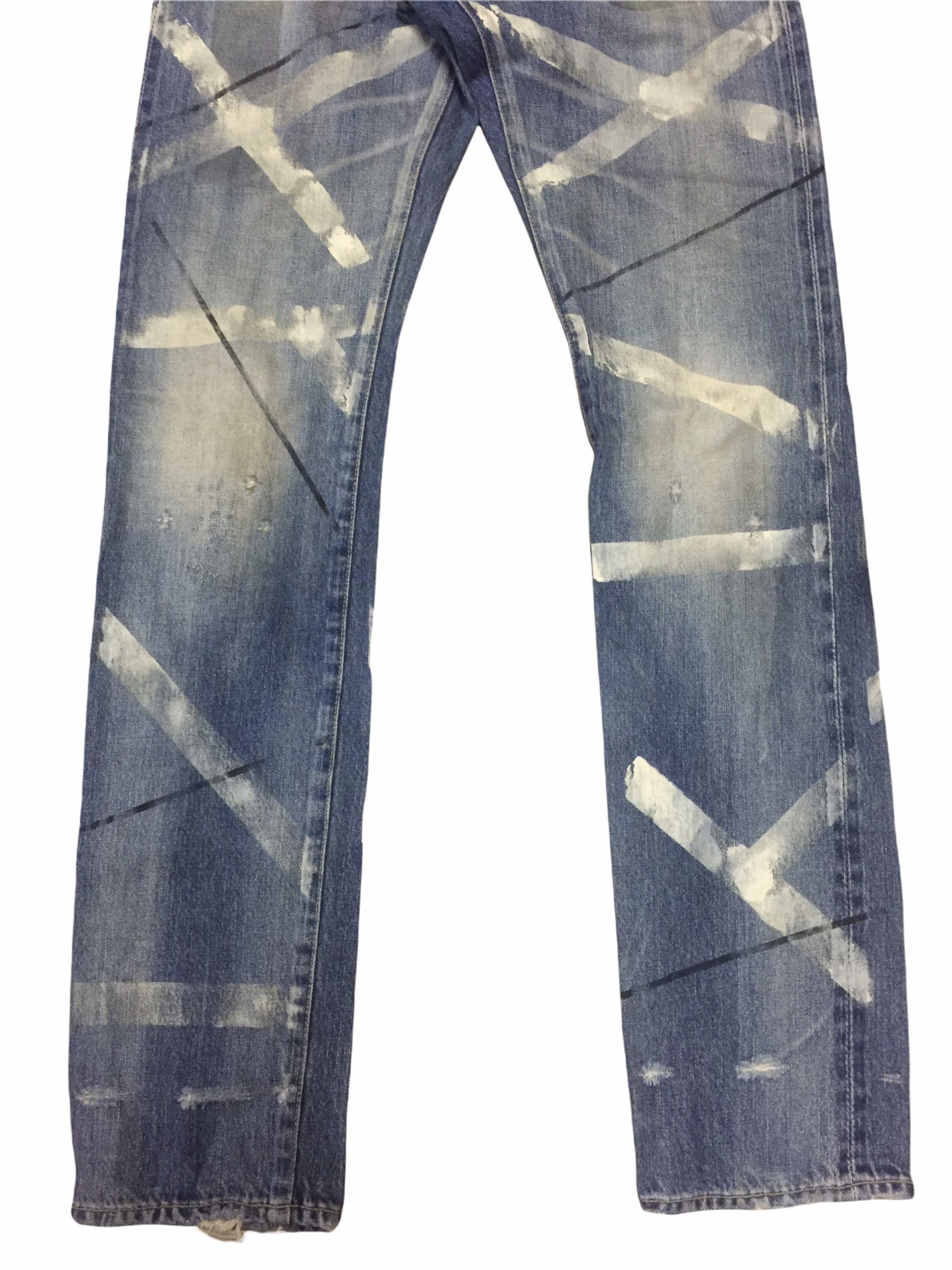Hysteric Glamour Hysteric Glamour Painted Selvedge Jeans Size US 30 / EU 46 - 3 Thumbnail