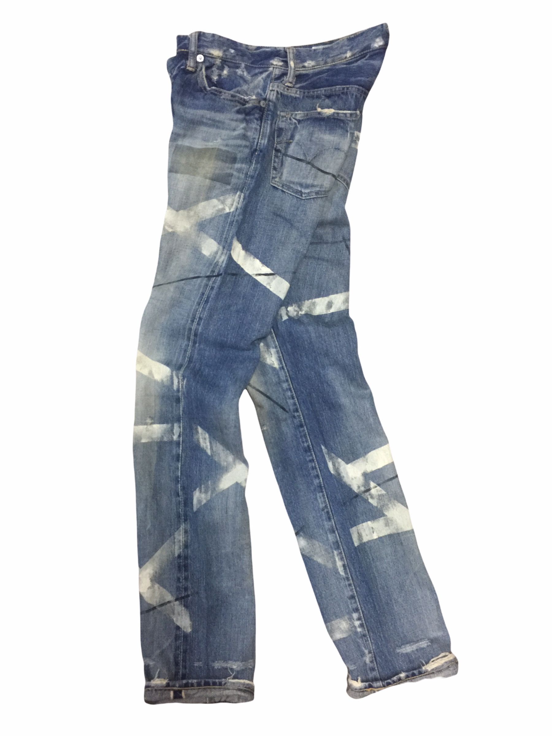 Hysteric Glamour Hysteric Glamour Painted Selvedge Jeans Size US 30 / EU 46 - 12 Thumbnail