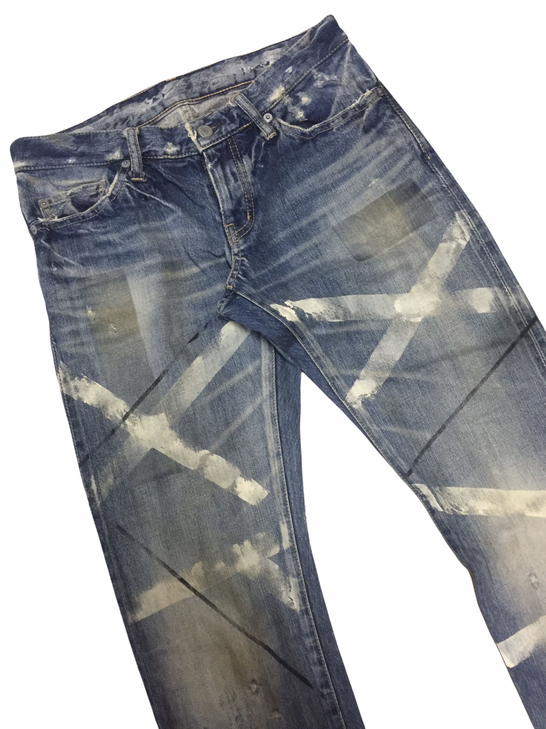 Hysteric Glamour Hysteric Glamour Painted Selvedge Jeans Size US 30 / EU 46 - 2 Thumbnail