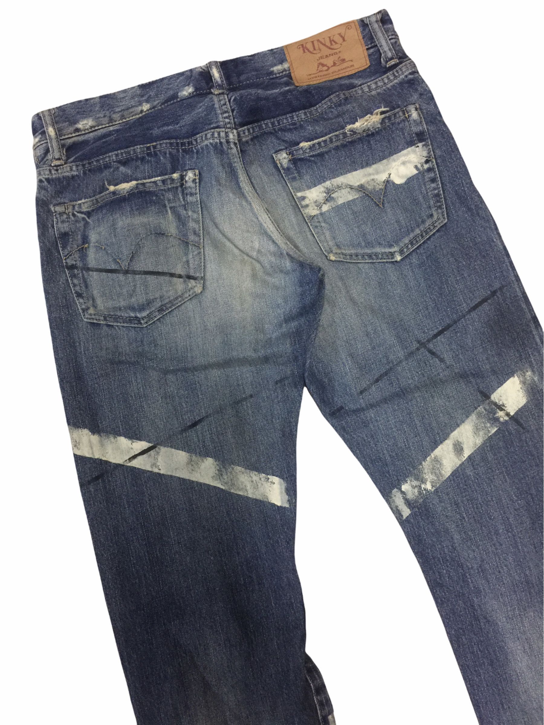 Hysteric Glamour Hysteric Glamour Painted Selvedge Jeans Size US 30 / EU 46 - 9 Thumbnail
