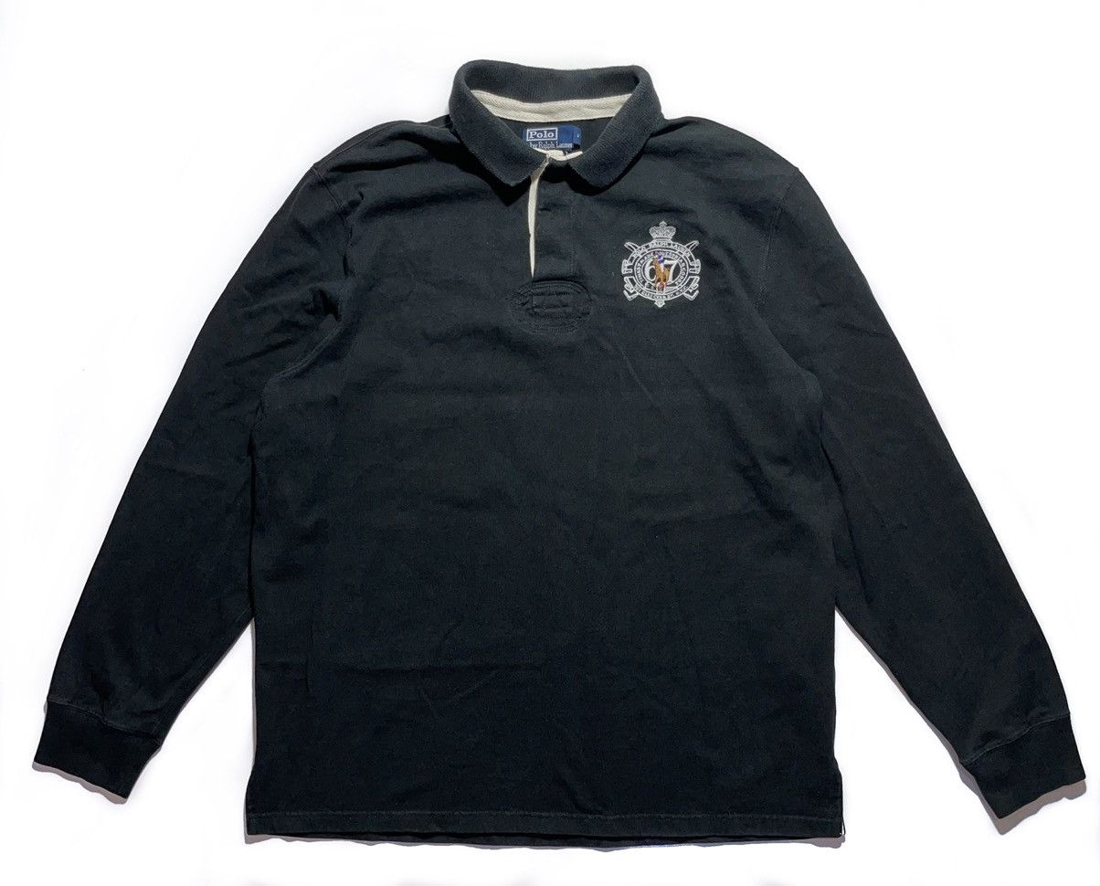 Vintage Polo Ralph Laurent Vintage Rugby Long sleeve Size US XL / EU 56 / 4 - 1 Thumbnail