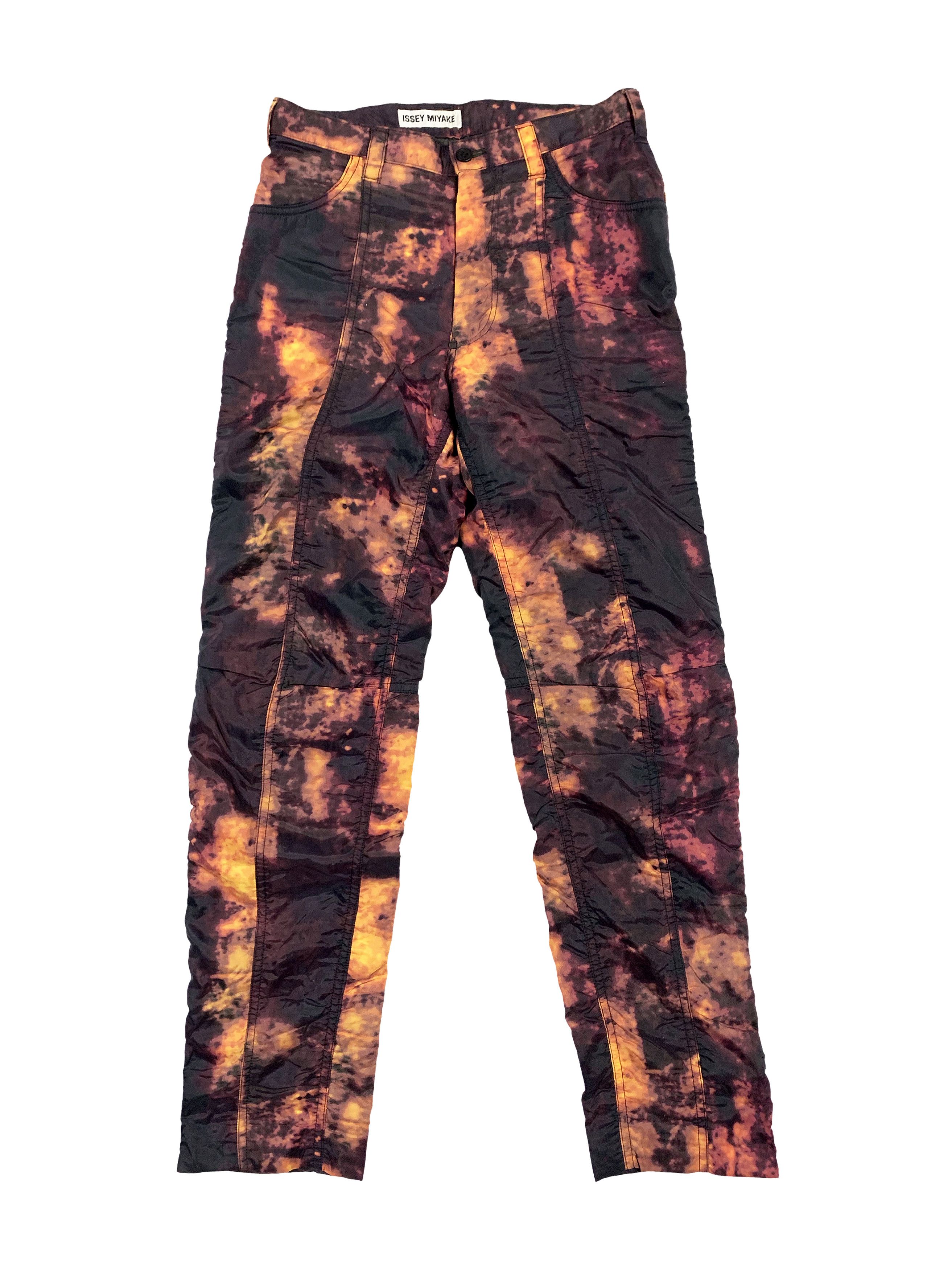 Issey Miyake 1998 Lava Nylon Zip Pants Size US 27 - 1 Thumbnail