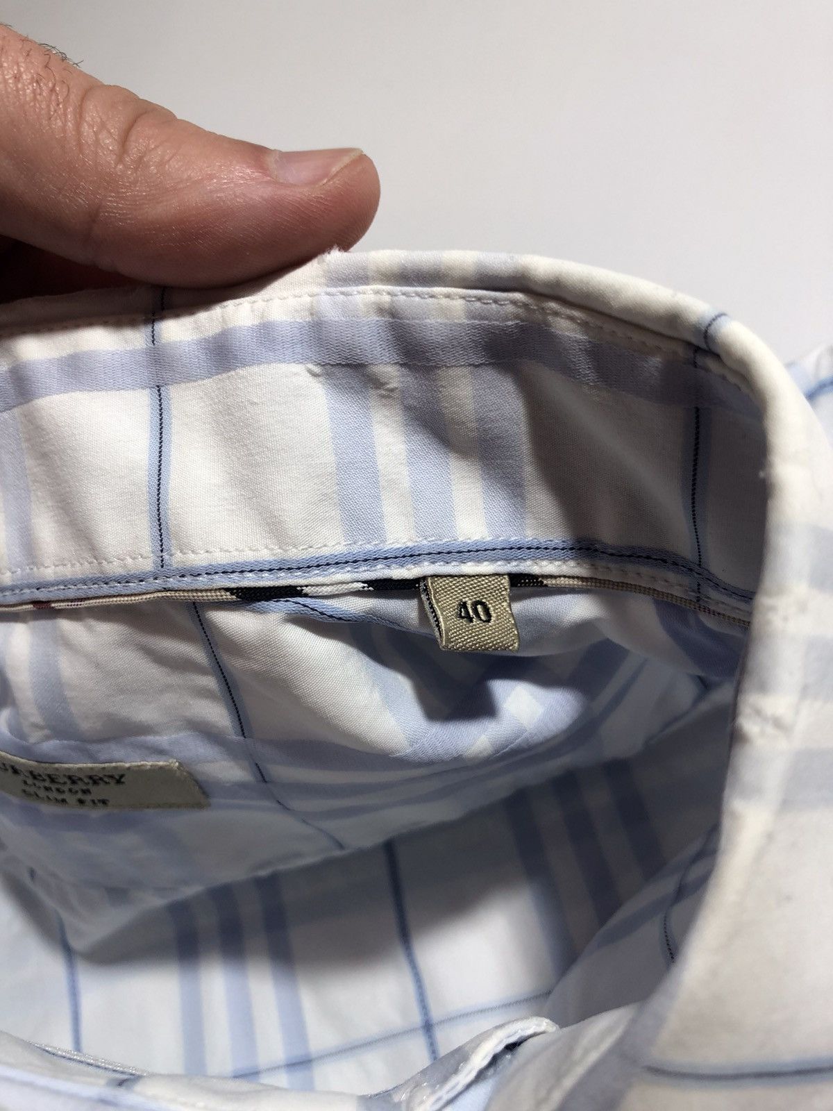 Burberry Burberry vintage shirt 40 size Size US L / EU 52-54 / 3 - 6 Thumbnail