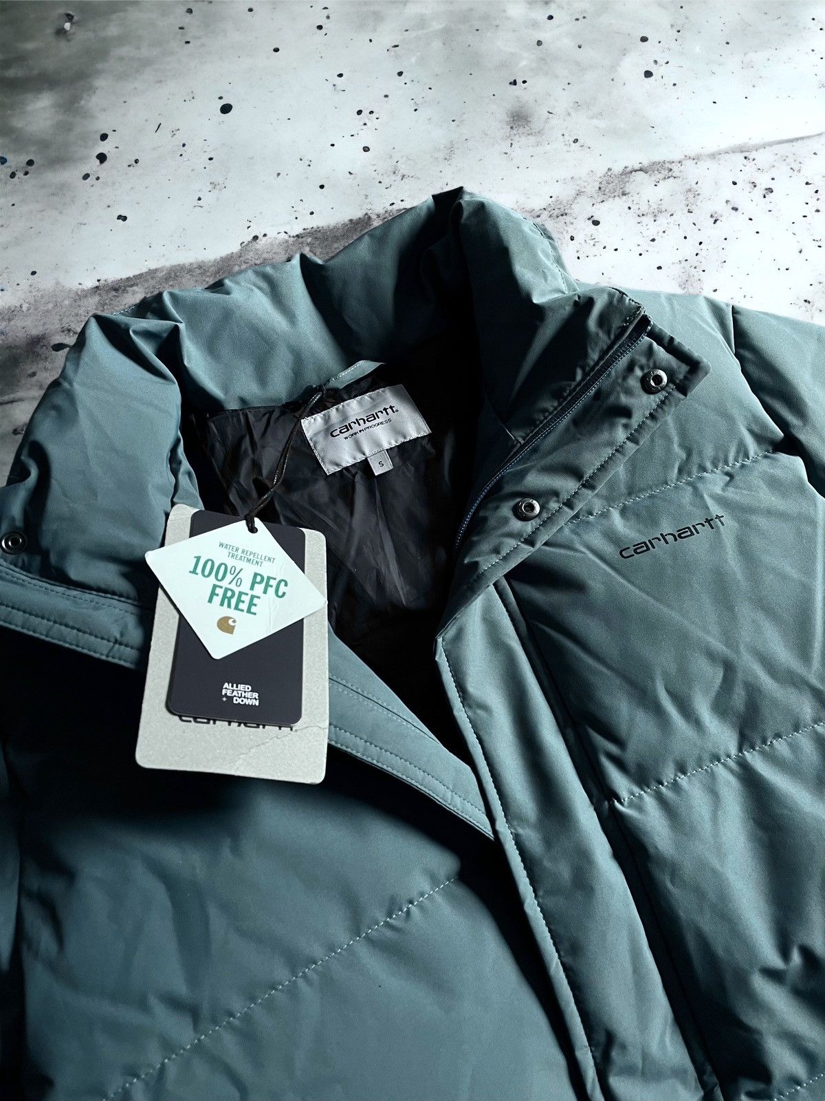Carhartt Carhartt Danville Storm Blue Down Puffer Jacket S Size US S / EU 44-46 / 1 - 5 Thumbnail