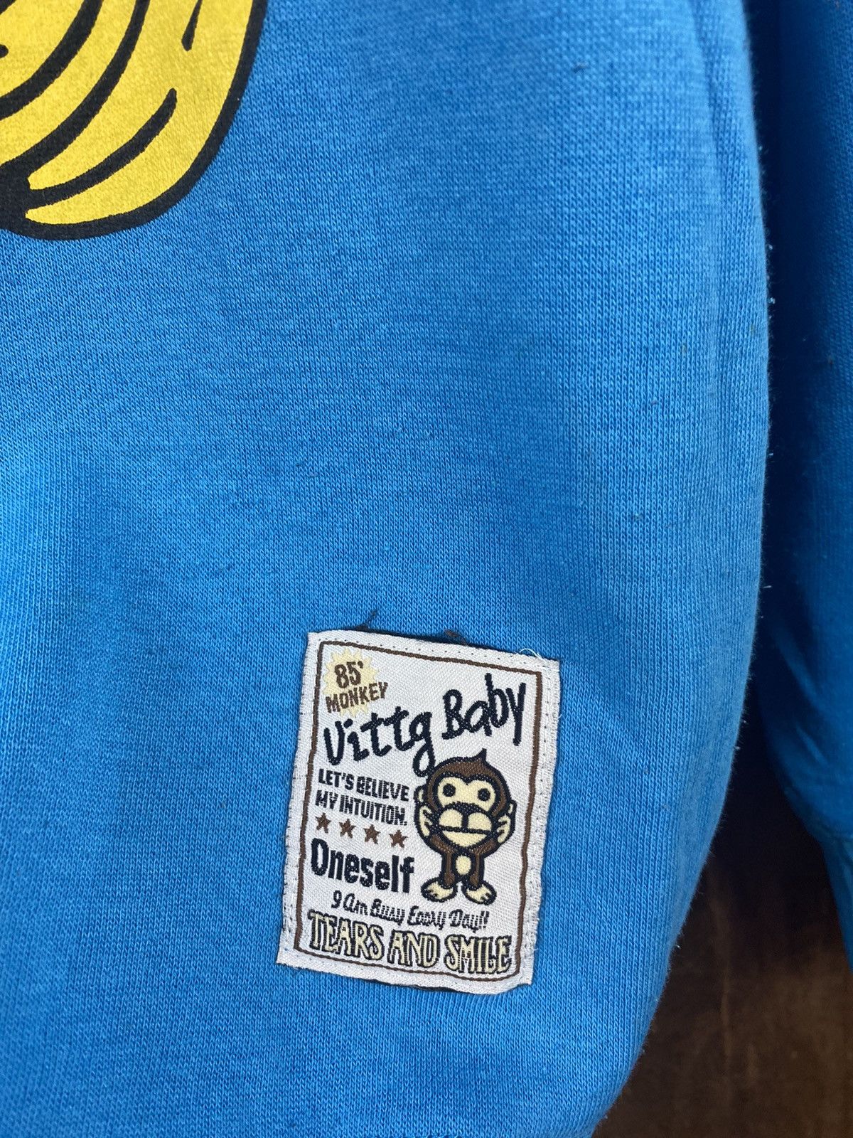 Japanese Brand Uitgg blue monkey Sweatshirt like bape #Z048 Size US M / EU 48-50 / 2 - 9 Thumbnail