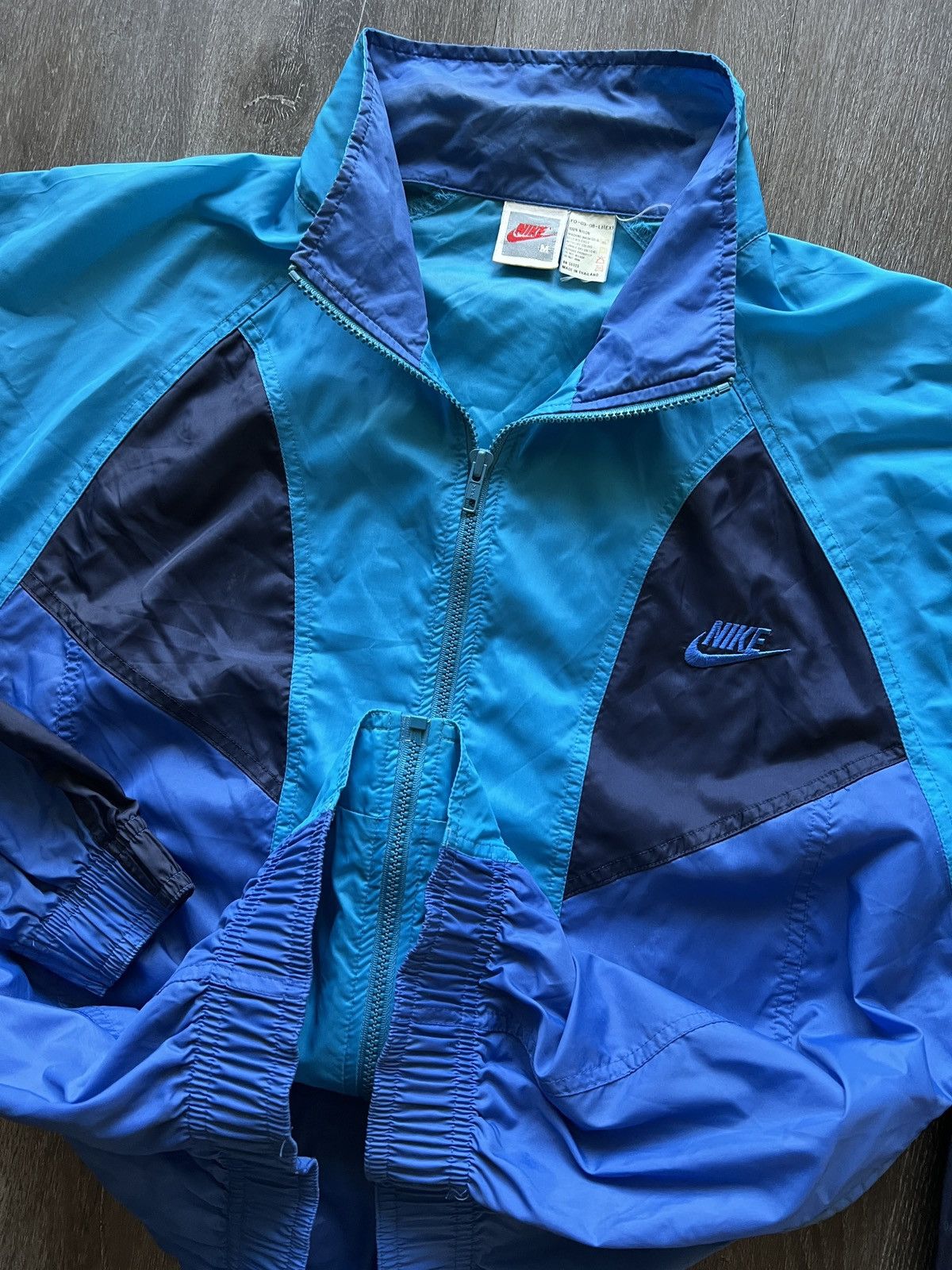 Aqua nike windbreaker online