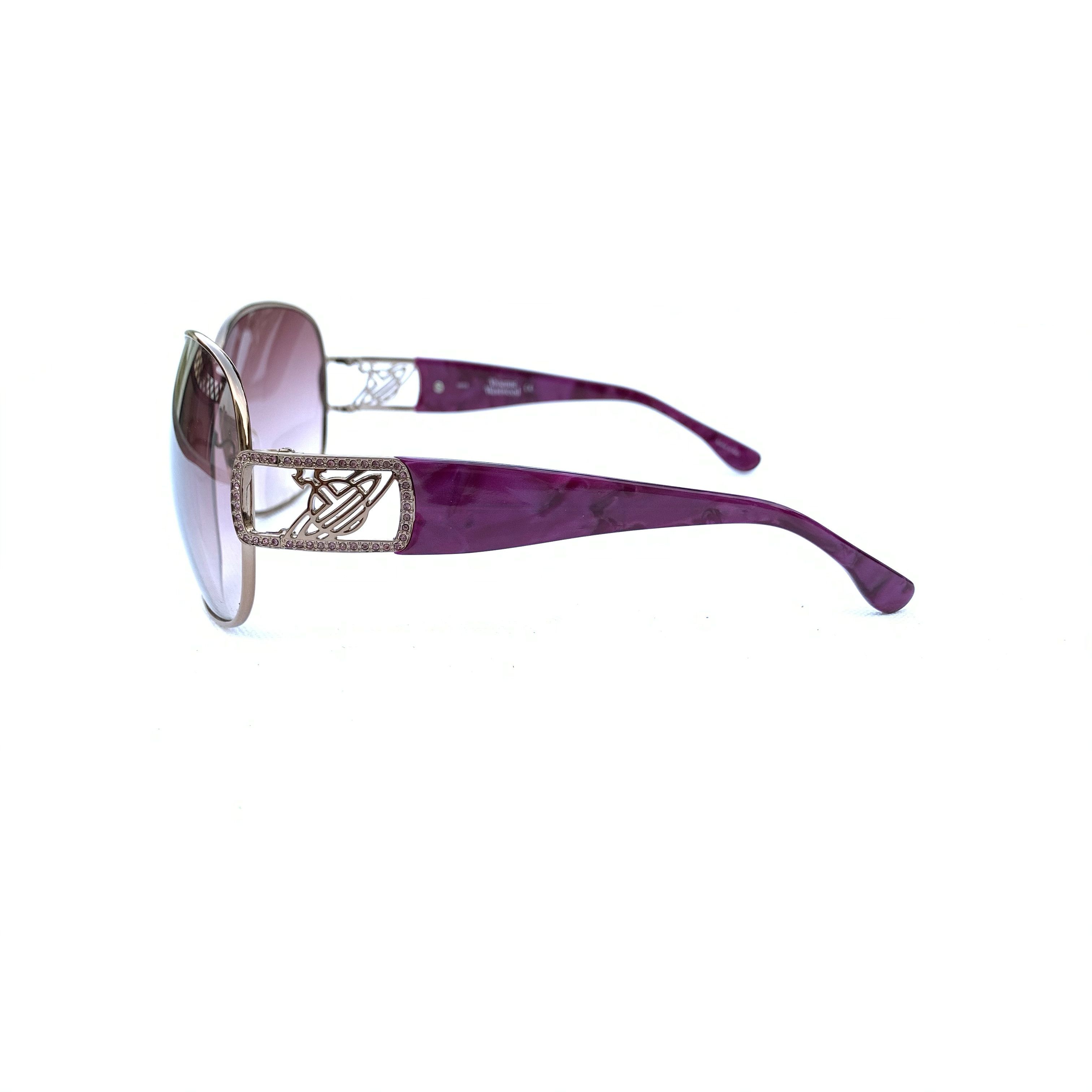 Vivienne Westwood Crystal Crush Orb Sunglasses Size ONE SIZE - 3 Thumbnail