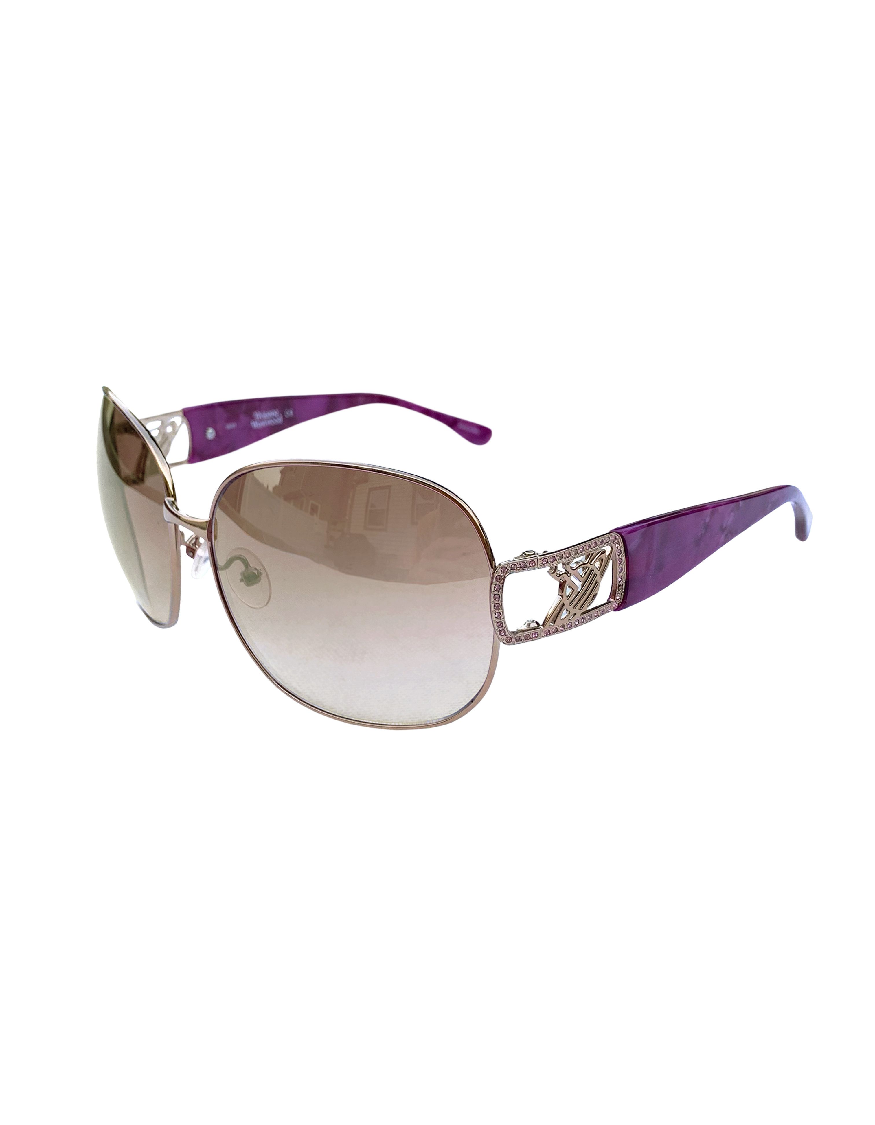 Vivienne Westwood Crystal Crush Orb Sunglasses Size ONE SIZE - 1 Thumbnail