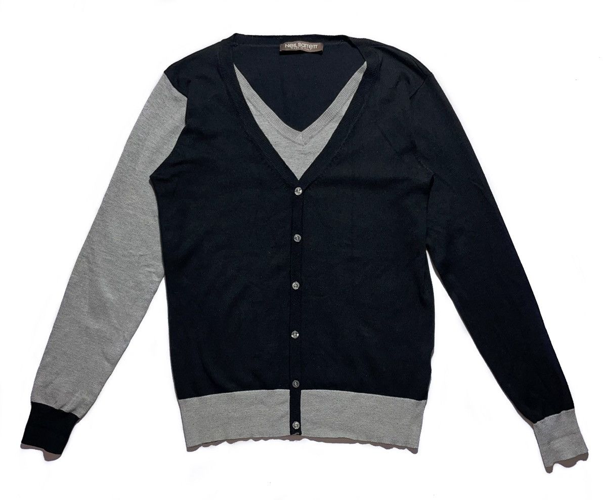 Neil Barrett Neil Barrett Cardigan Wool Sweater Size US M / EU 48-50 / 2 - 1 Thumbnail