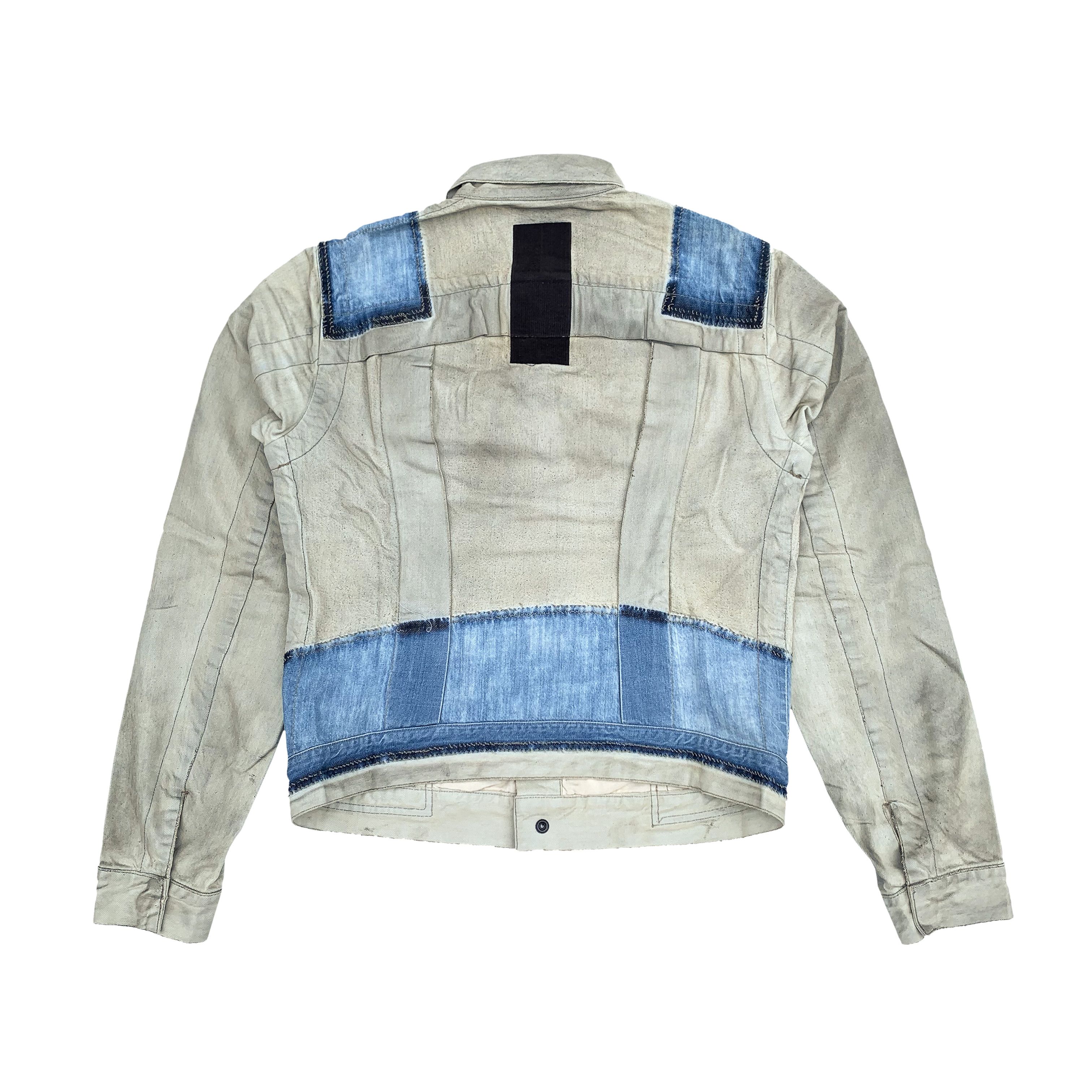 Rick Owens 2001 SLAB Bleached Trucker Jacket Size US M / EU 48-50 / 2 - 7 Thumbnail