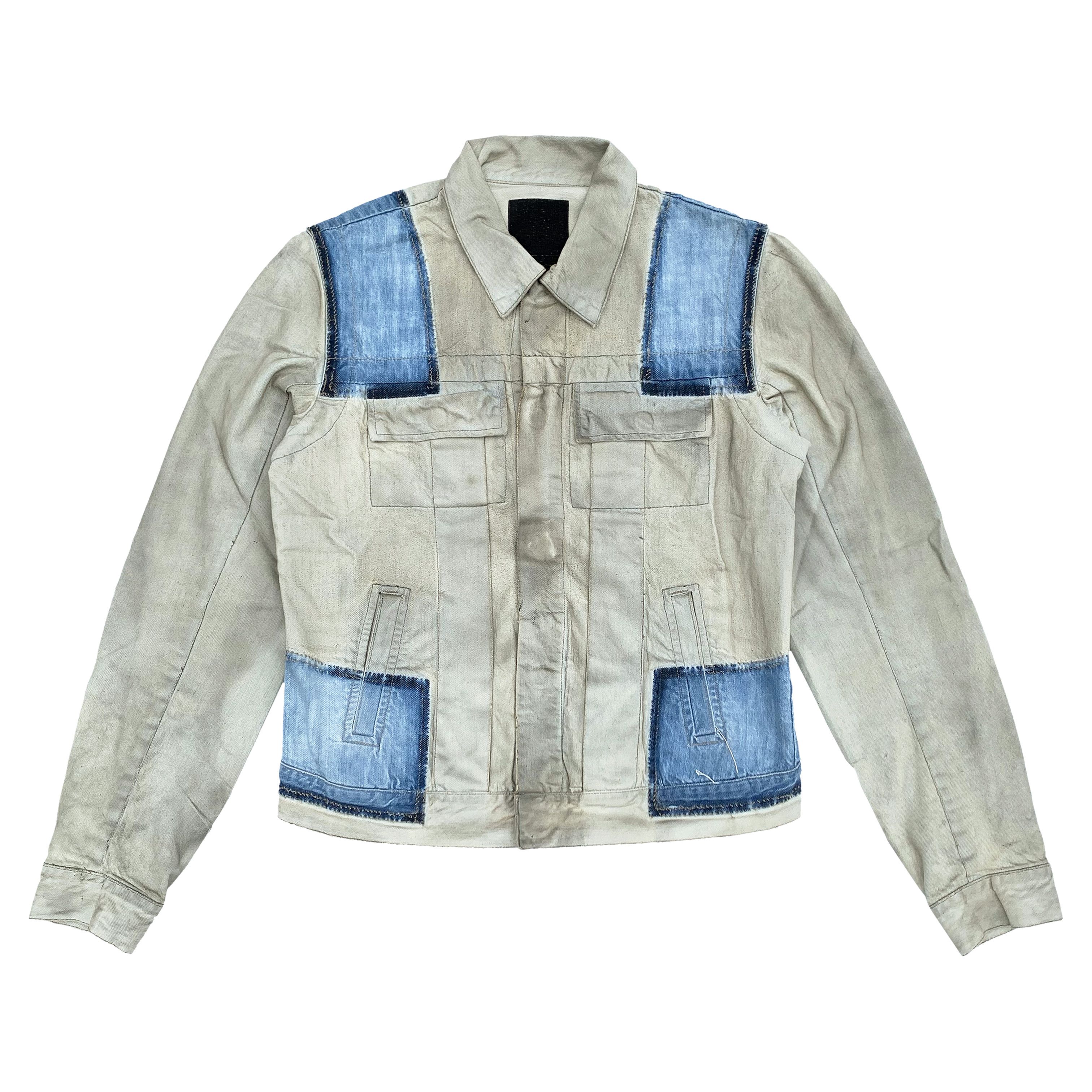 Rick Owens 2001 SLAB Bleached Trucker Jacket Size US M / EU 48-50 / 2 - 6 Thumbnail