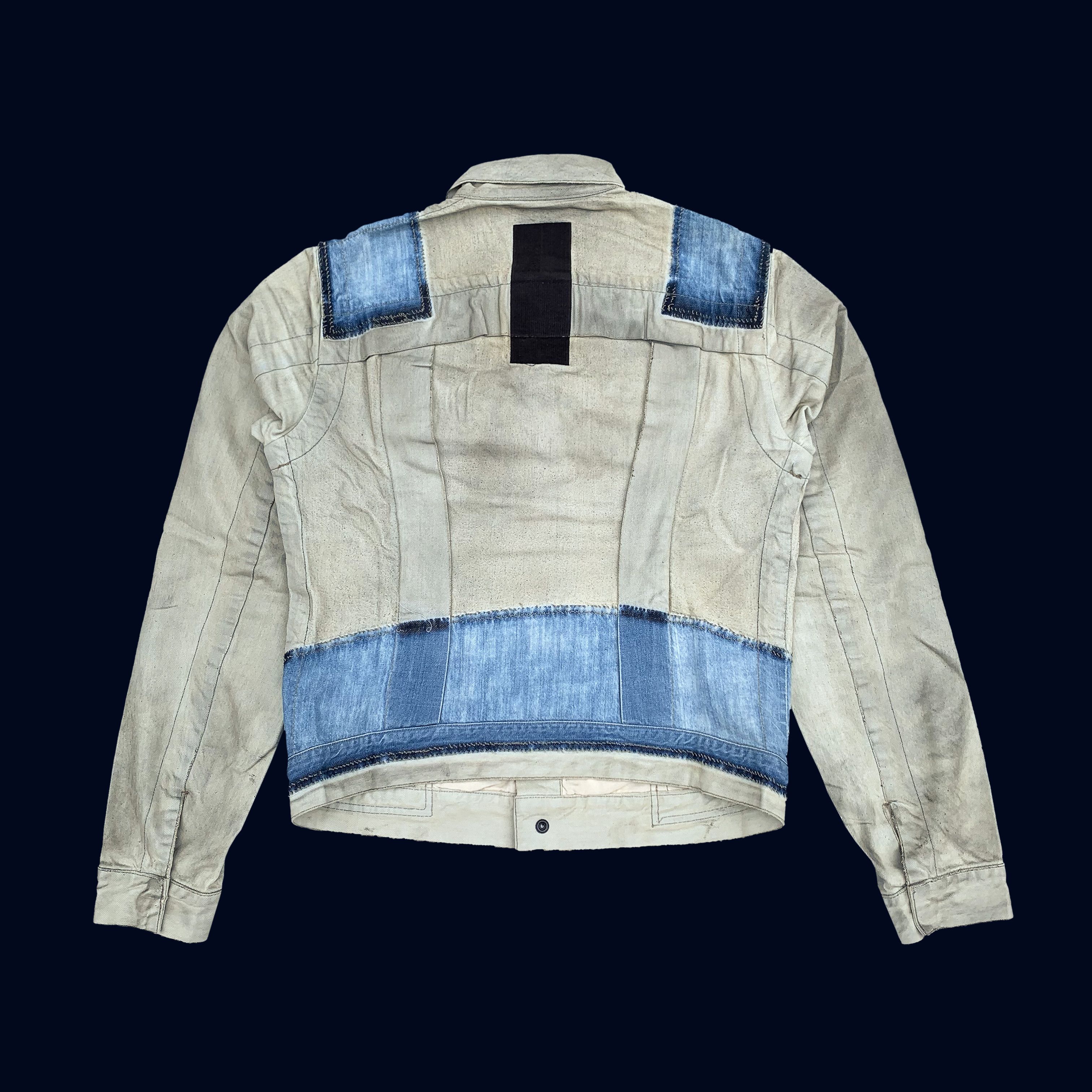 Rick Owens 2001 SLAB Bleached Trucker Jacket Size US M / EU 48-50 / 2 - 3 Thumbnail