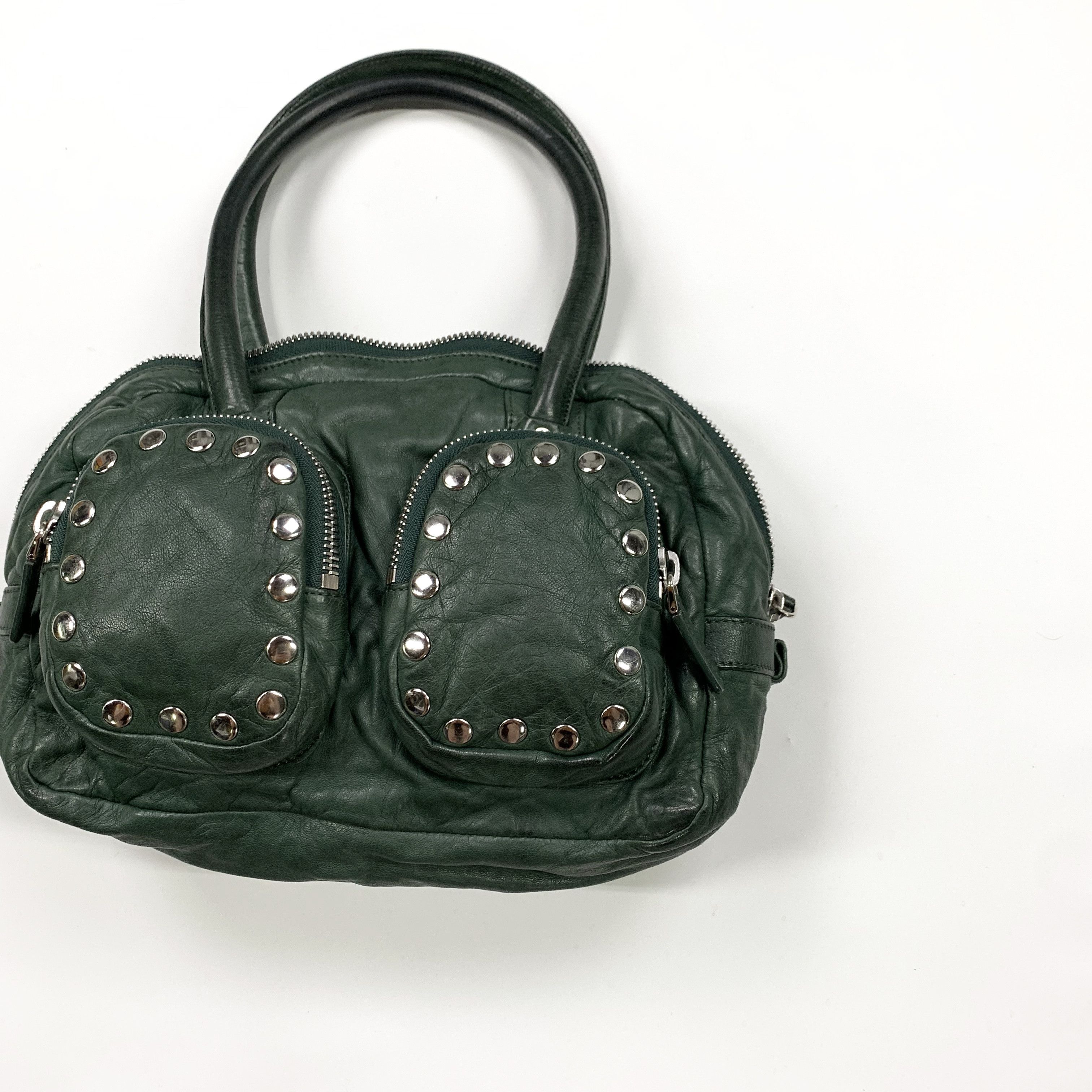 Marni Studded Double Zipper Top Handle Bag / Purse Size ONE SIZE - 3 Thumbnail
