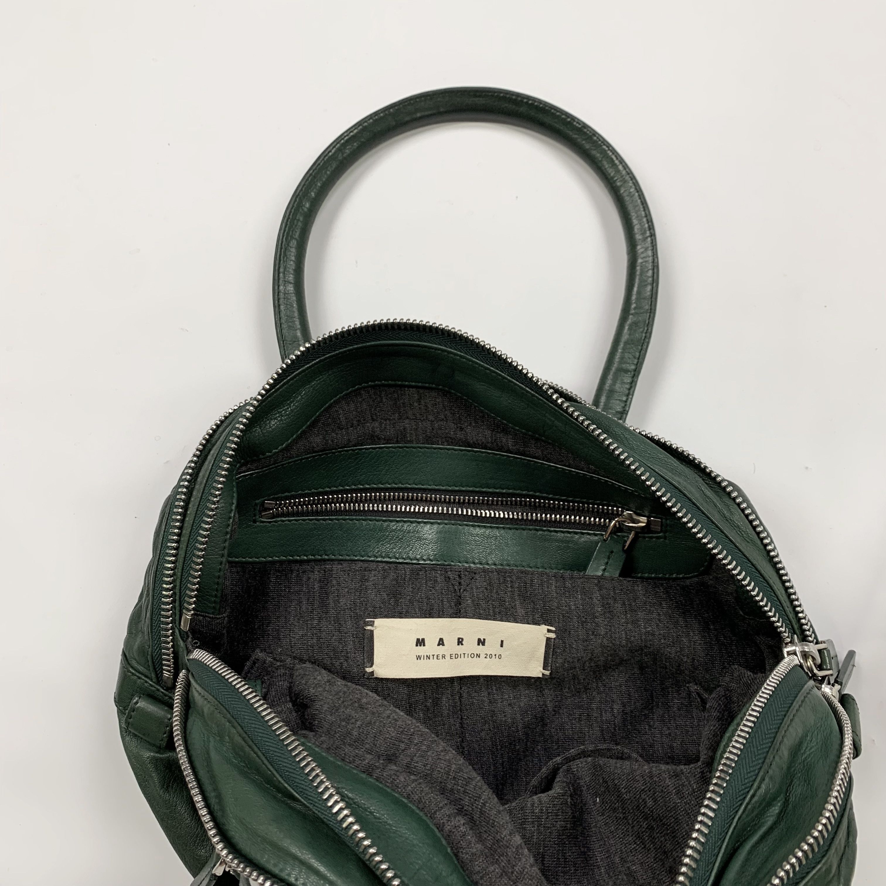 Marni Studded Double Zipper Top Handle Bag / Purse Size ONE SIZE - 6 Thumbnail