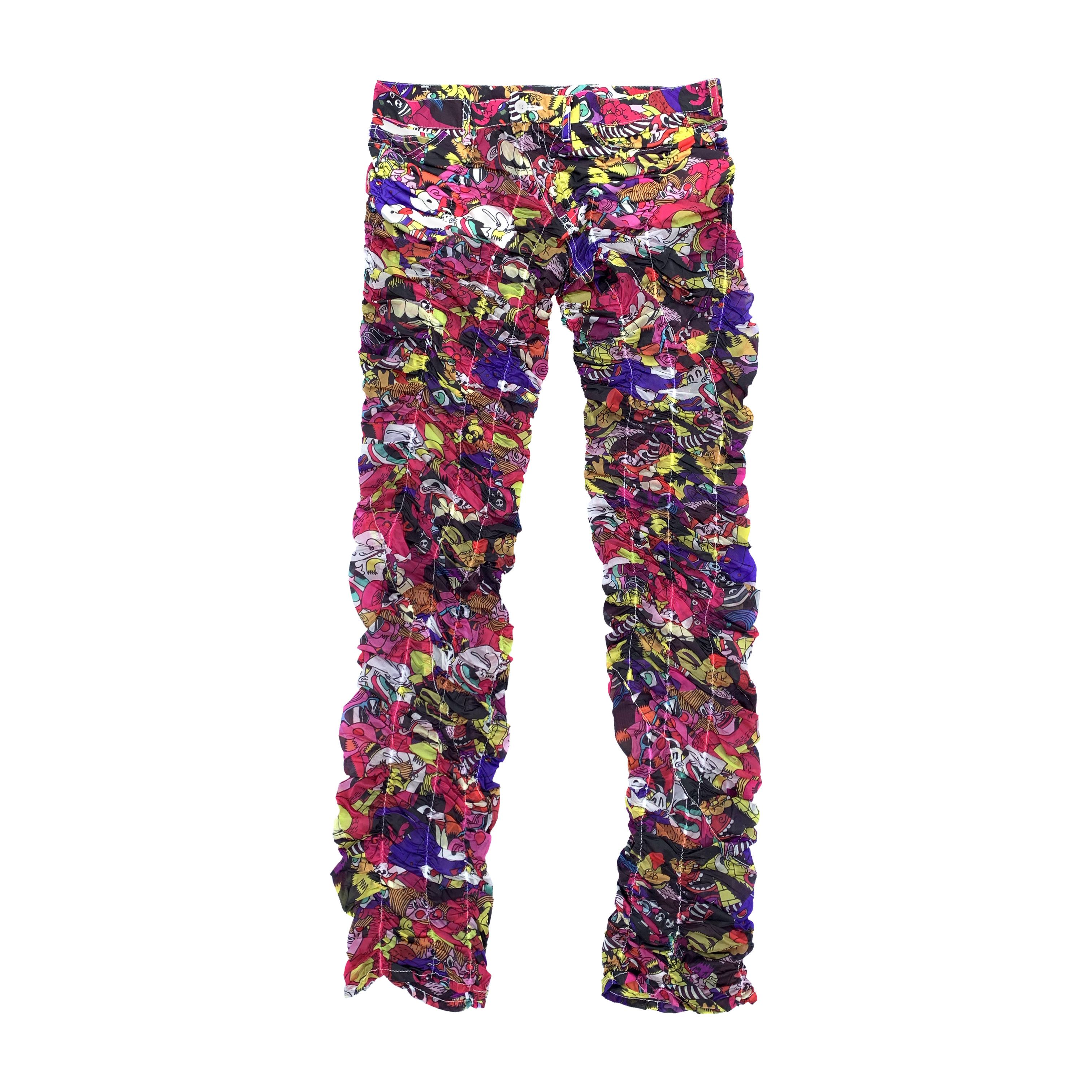 Comme des Garcons 2014 Cartoon Pants Size US 31 - 2 Thumbnail