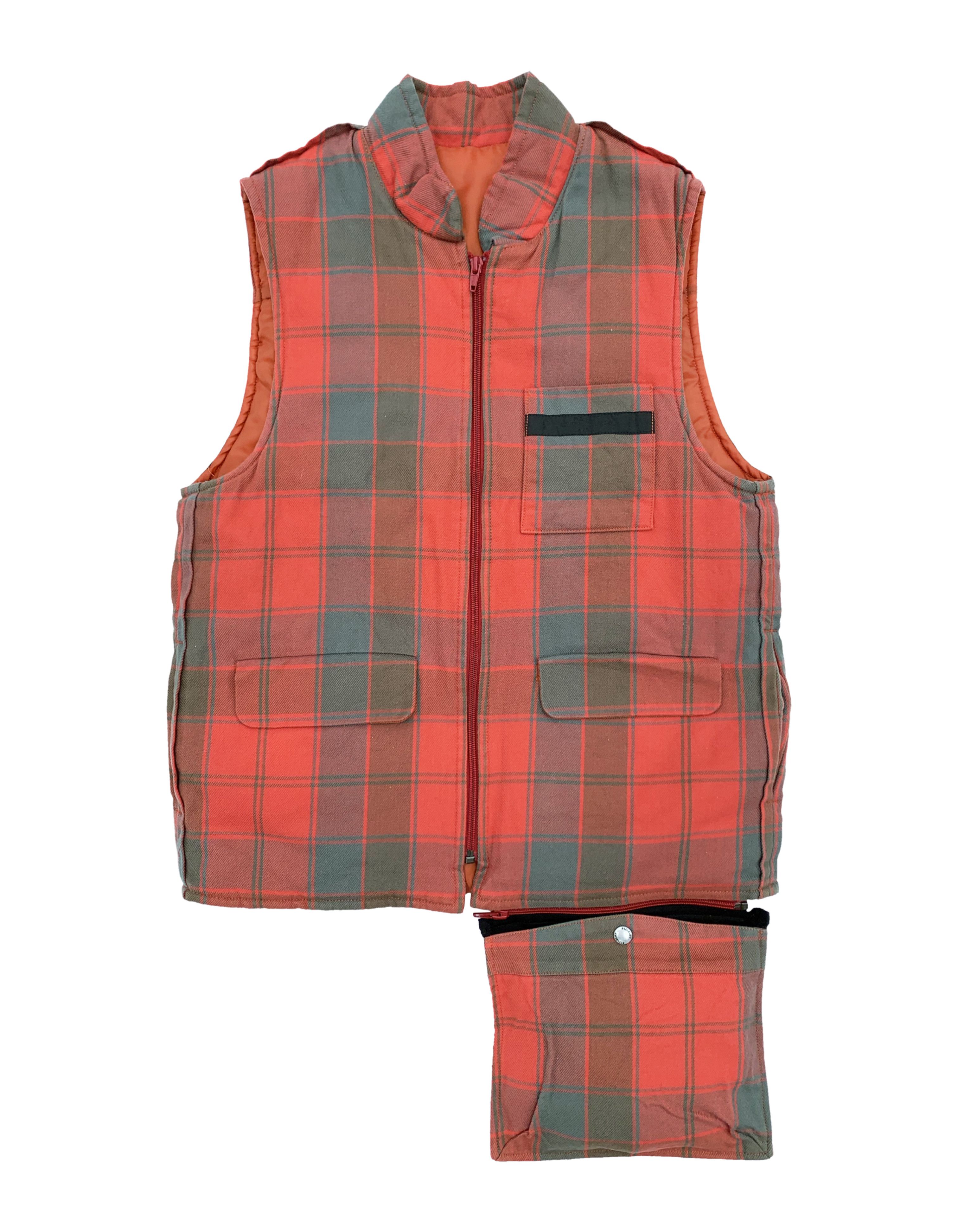 PEEL&LIFT Plaid Punk / Cargo Vest Size US M / EU 48-50 / 2 - 1 Thumbnail