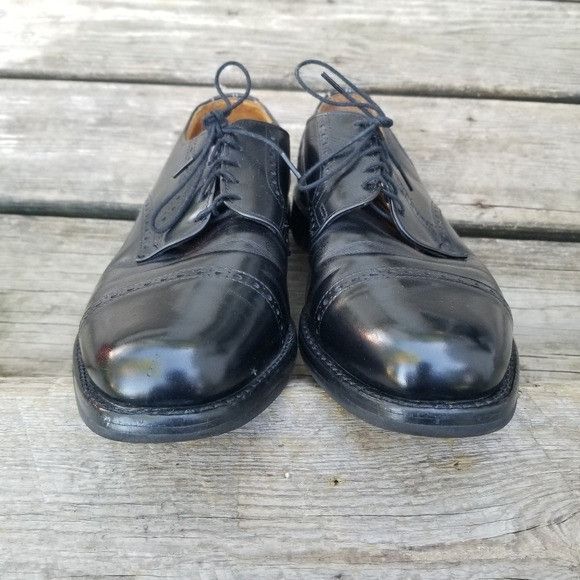 Allen Edmonds Allen Edmonds Benton Cap Toe Oxfords Brogue Black