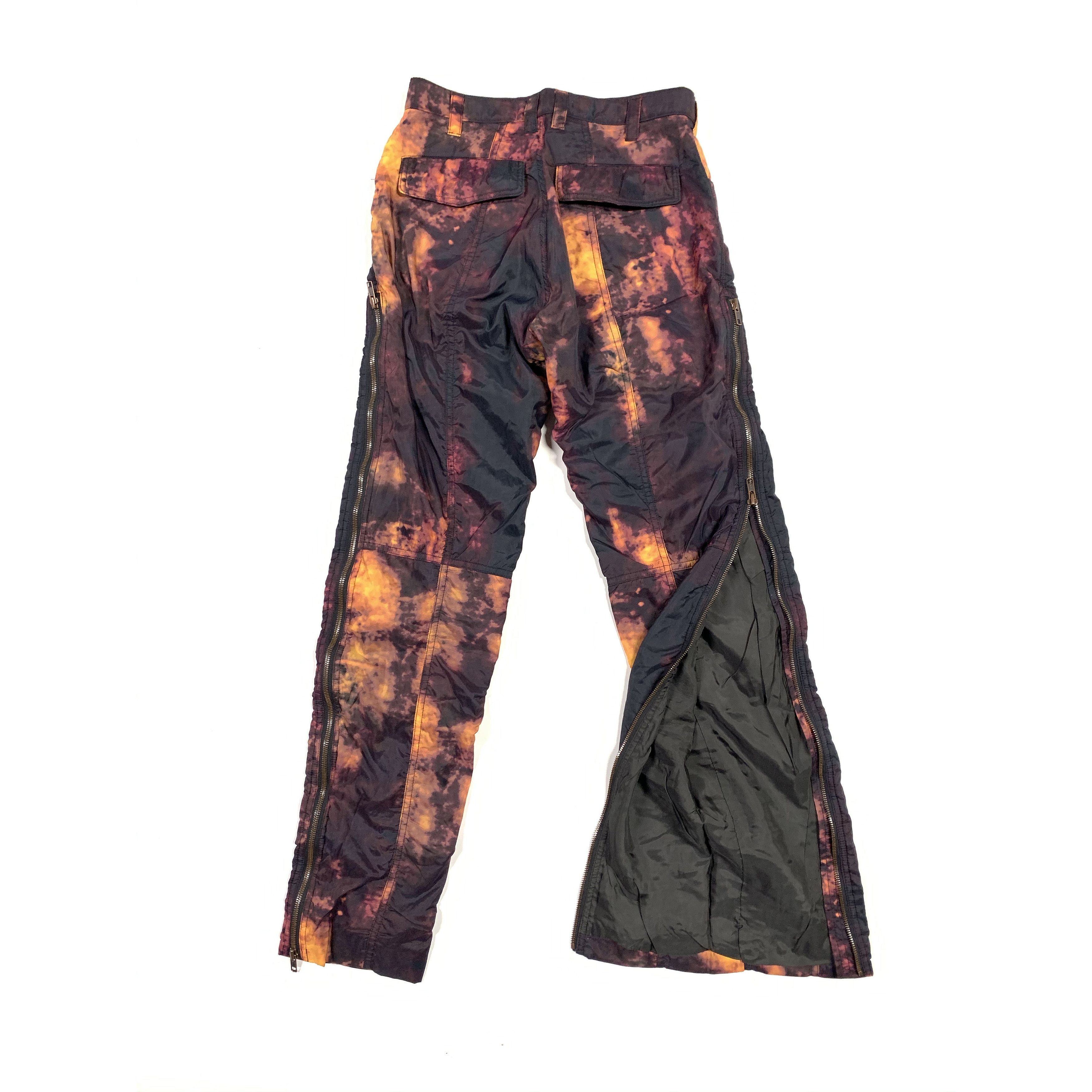 Issey Miyake 1998 Lava Nylon Zip Pants Size 27" / US 4 / IT 40 - 4 Thumbnail
