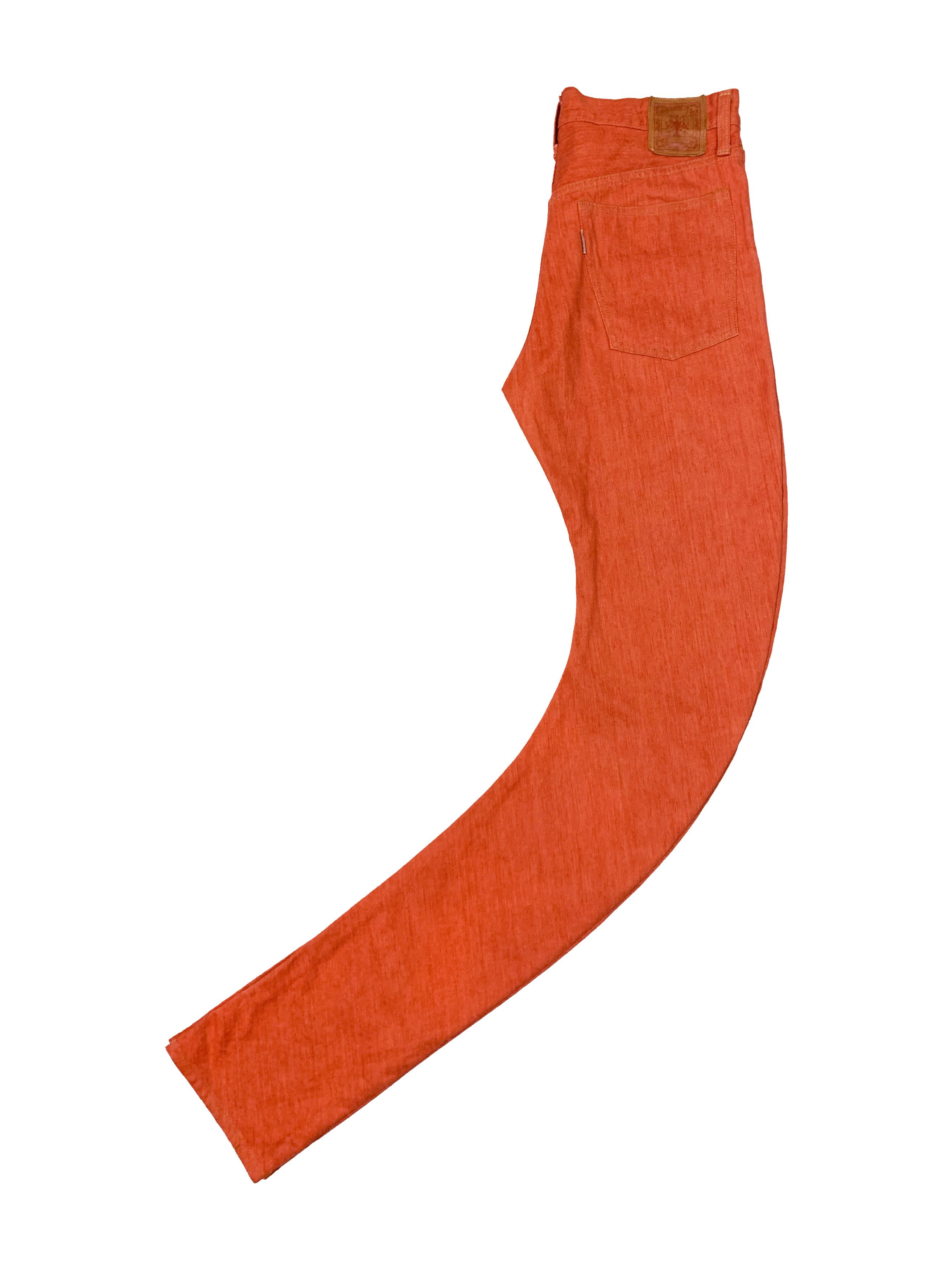Kapital Curved Seam Long Denim Jeans Size US 31 - 2 Thumbnail
