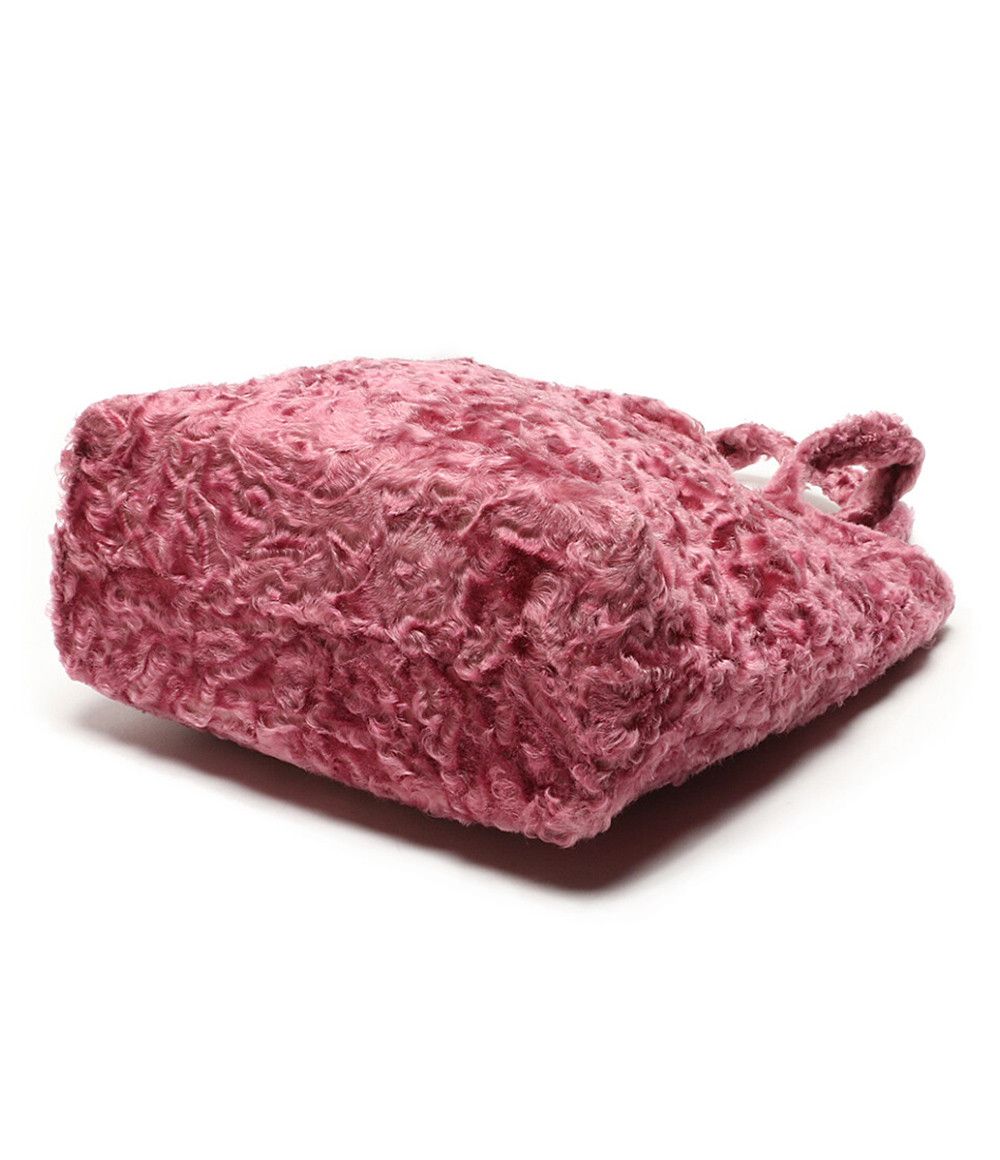 Marni Pink Fur Purse / Mini Tote Bag Y2K 2000s Size ONE SIZE - 3 Thumbnail
