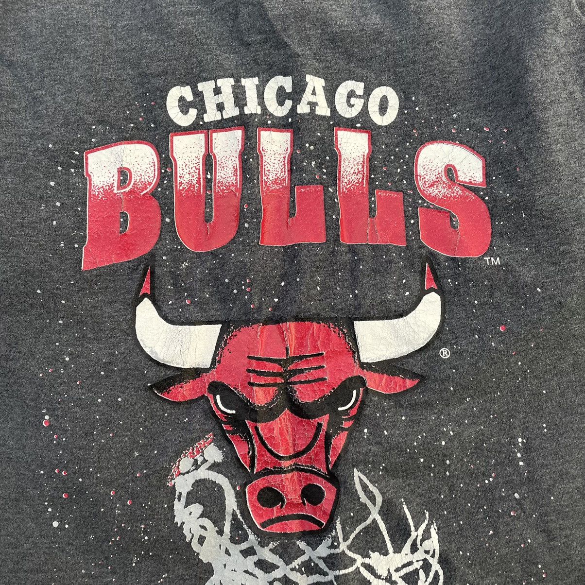 Vintage Vintage 90s Chicago Bulls Sun Faded Graphic Tee Streetwear L Size US L / EU 52-54 / 3 - 6 Thumbnail
