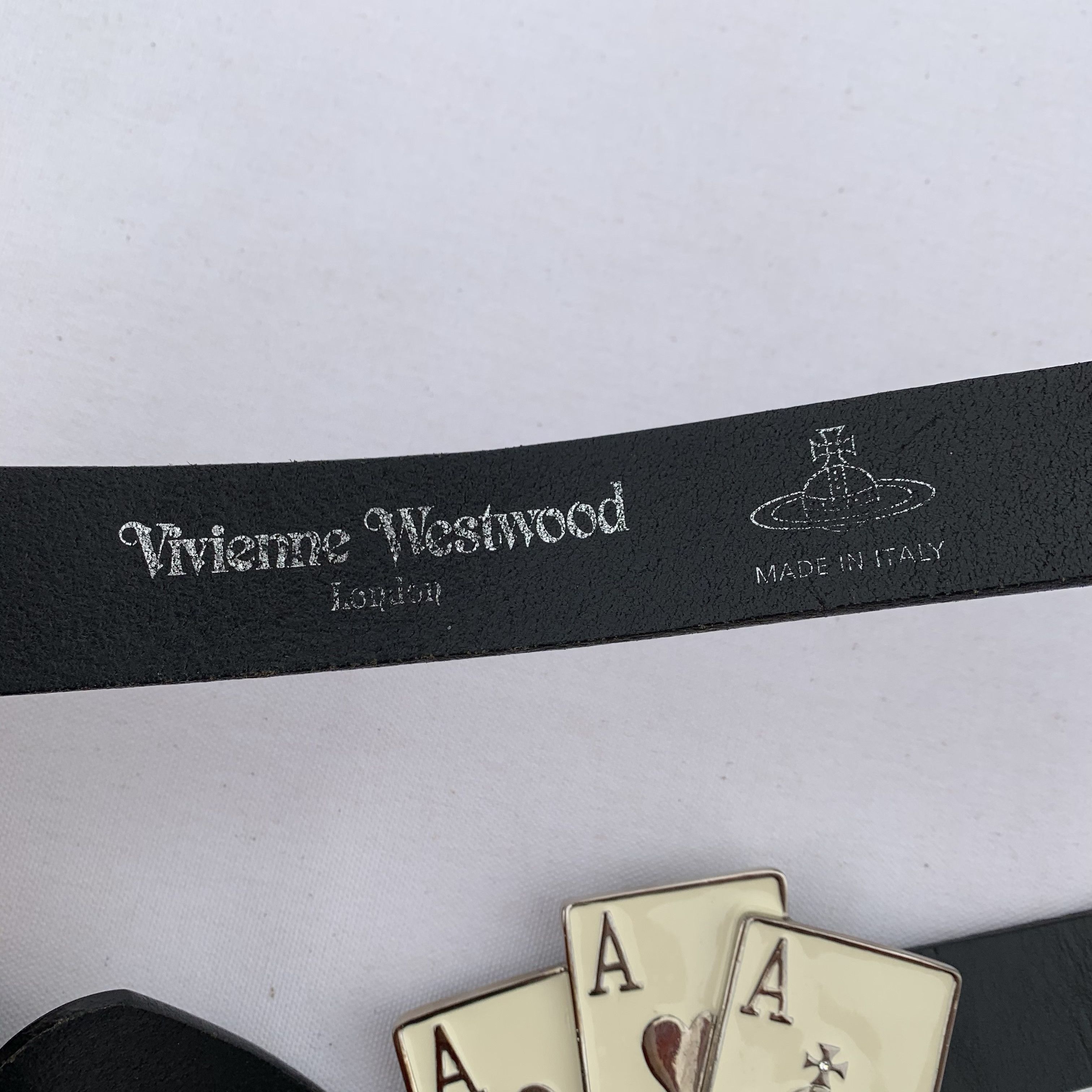 vivienne westwood ace card belt