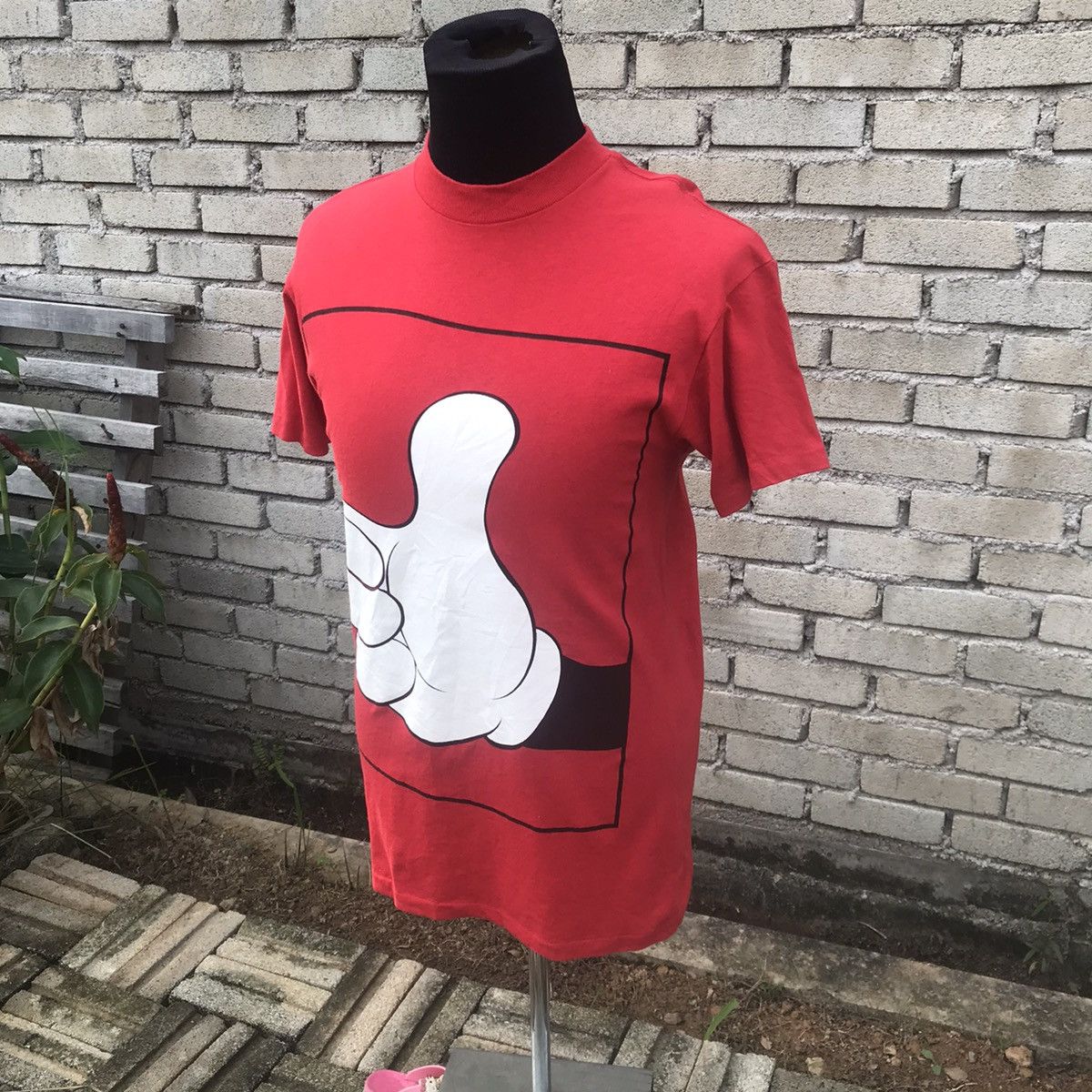 Mickey Mouse × Vintage Rare Vintage Mickey Good Big Hand Size US M / EU 48-50 / 2 - 2 Thumbnail
