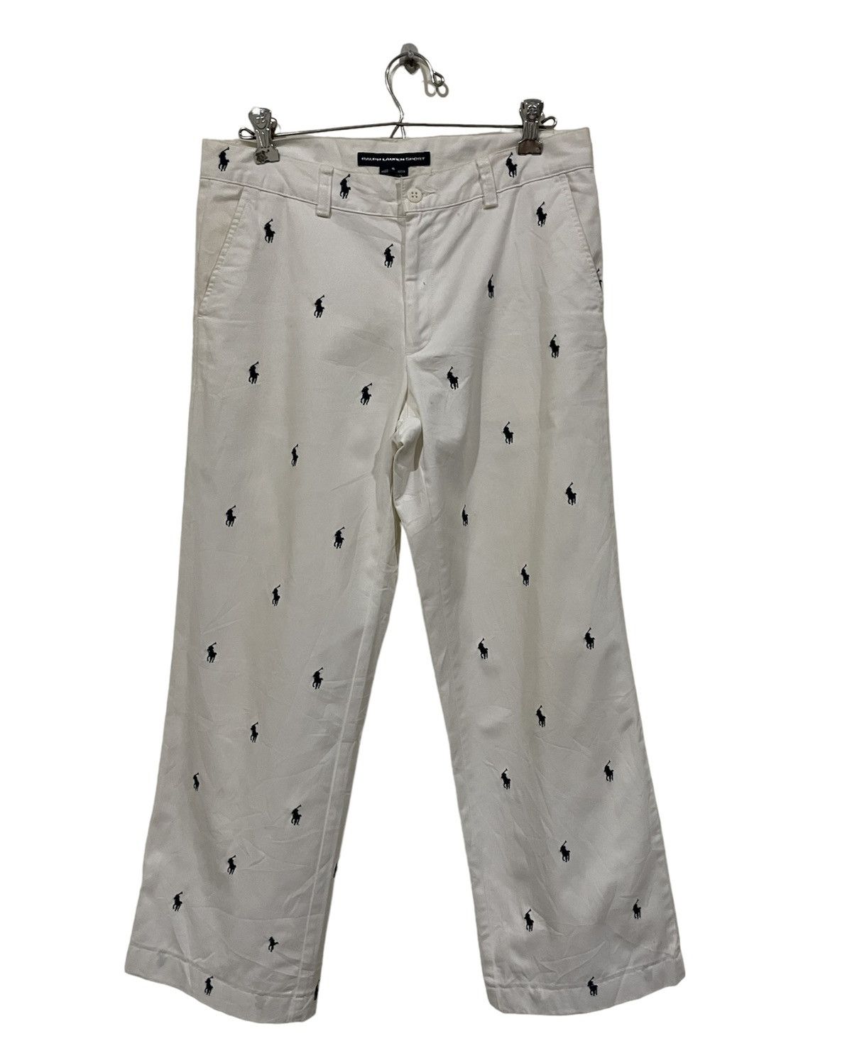 Polo Ralph Lauren Rare💥Ralph Lauren Sport AOP Embro Distressed Chino ...