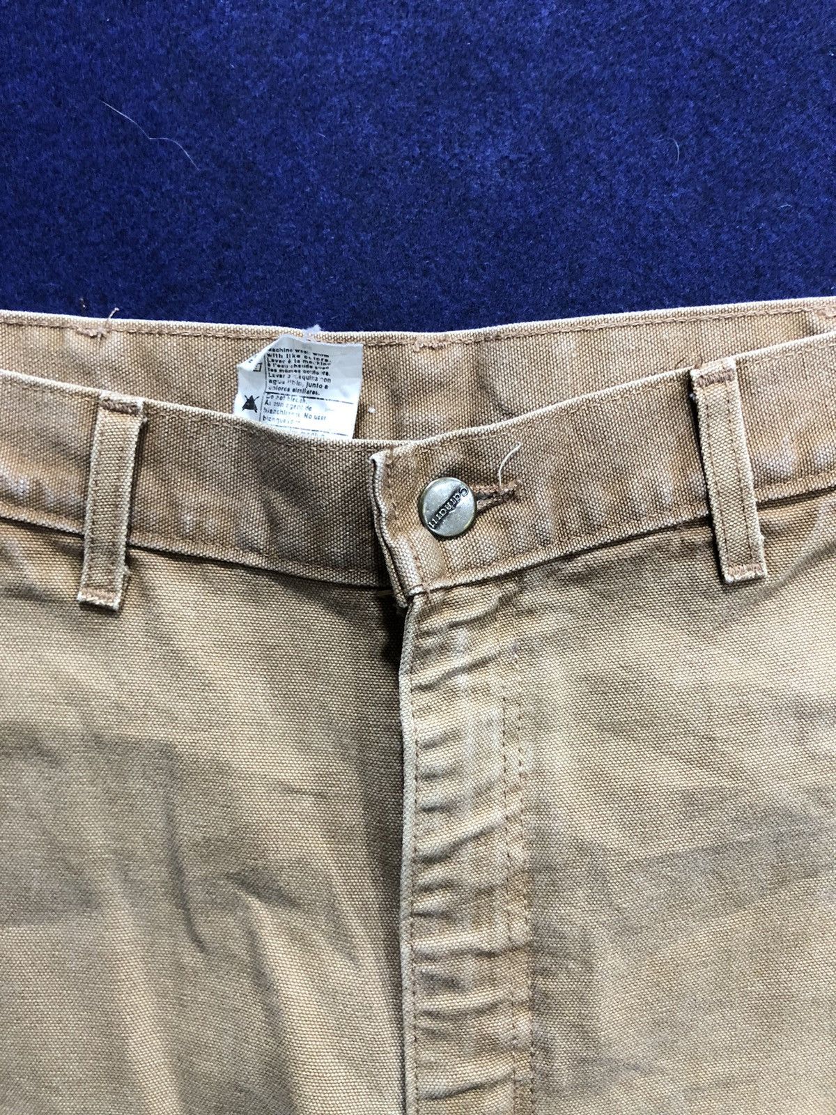 Carhartt × Vintage CARHARTT SHORT. WORKWEAR RARE !! Size US 34 / EU 50 - 4 Thumbnail