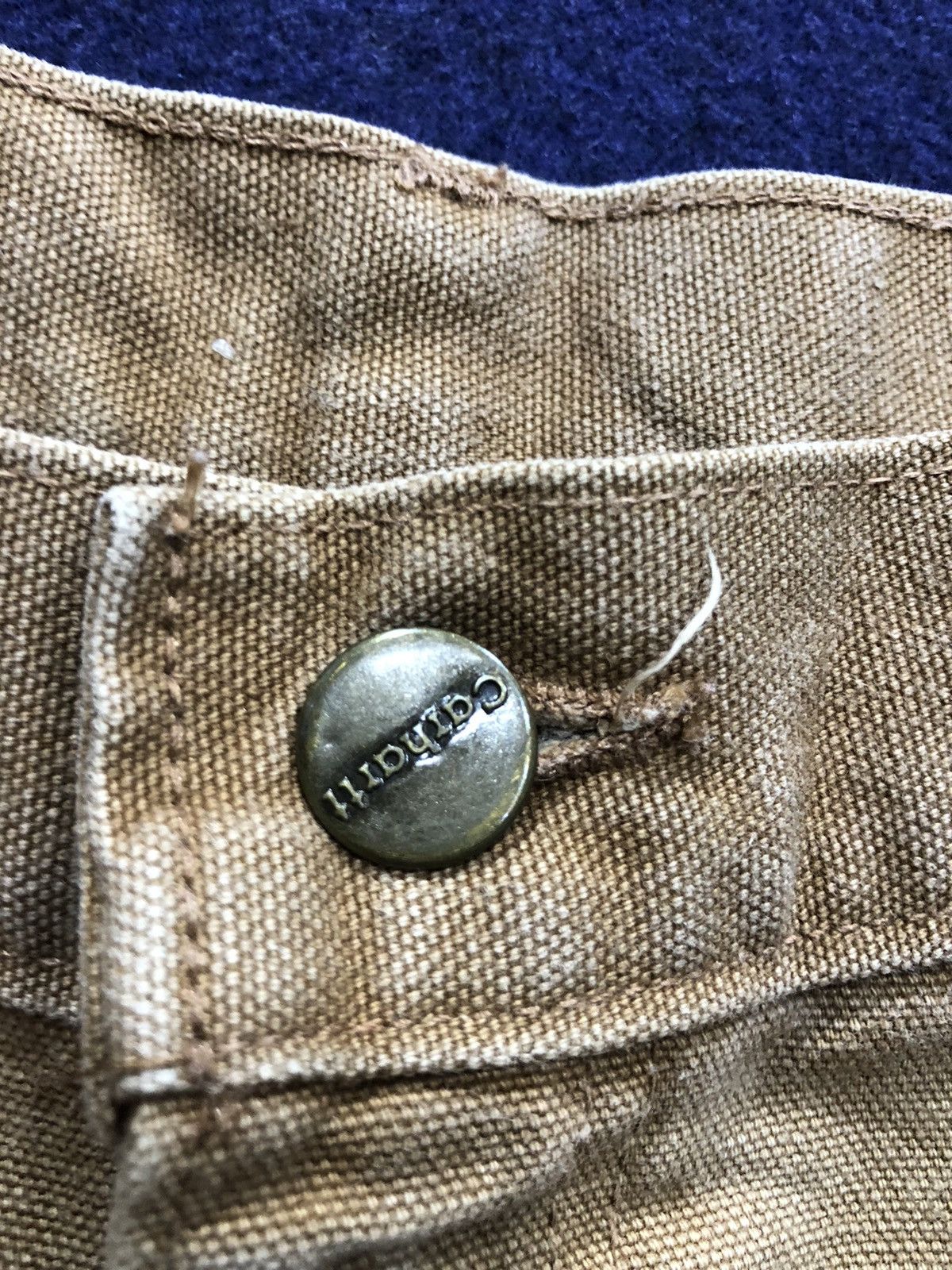 Carhartt × Vintage CARHARTT SHORT. WORKWEAR RARE !! Size US 34 / EU 50 - 8 Thumbnail
