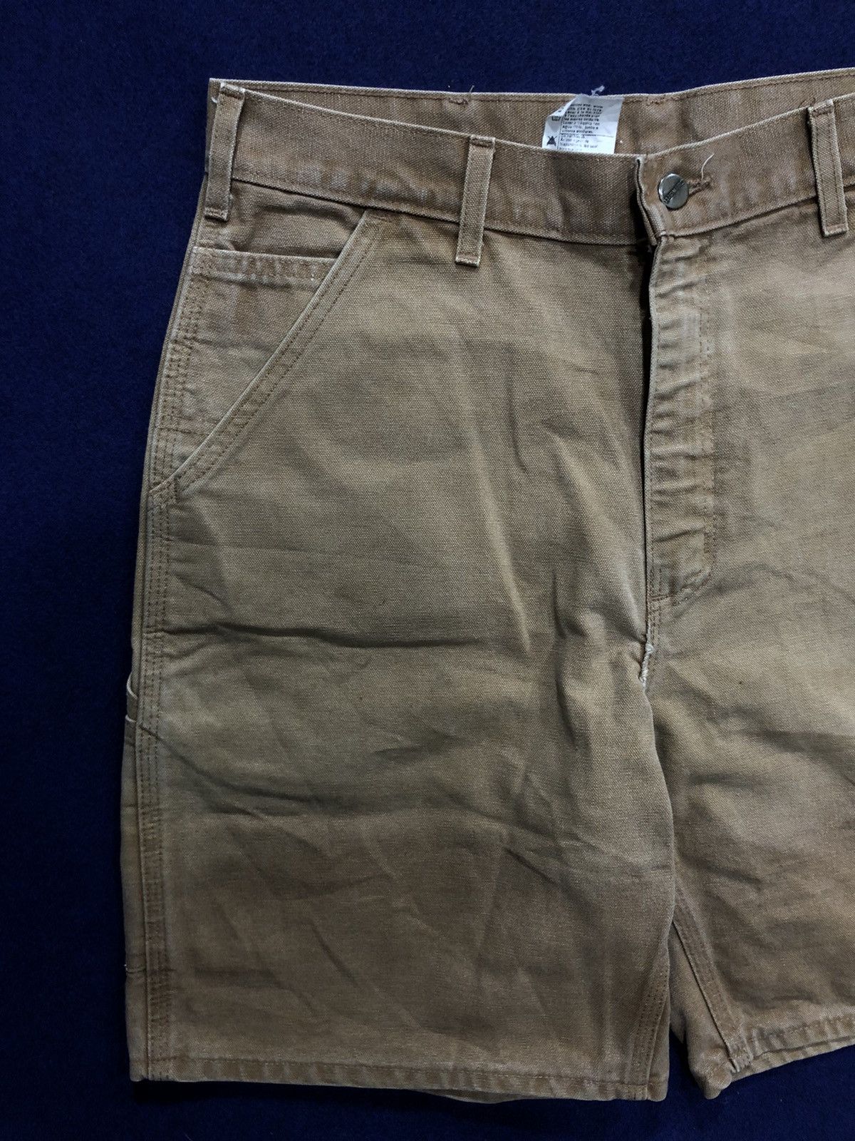 Carhartt × Vintage CARHARTT SHORT. WORKWEAR RARE !! Size US 34 / EU 50 - 3 Thumbnail