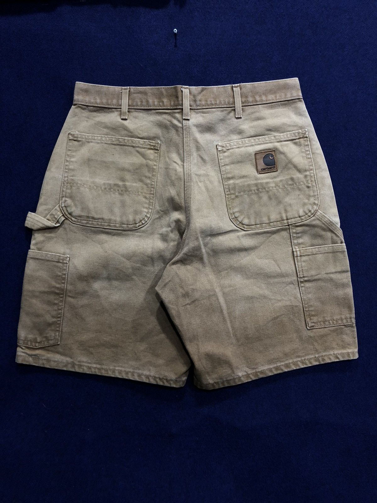 Carhartt × Vintage CARHARTT SHORT. WORKWEAR RARE !! Size US 34 / EU 50 - 1 Thumbnail